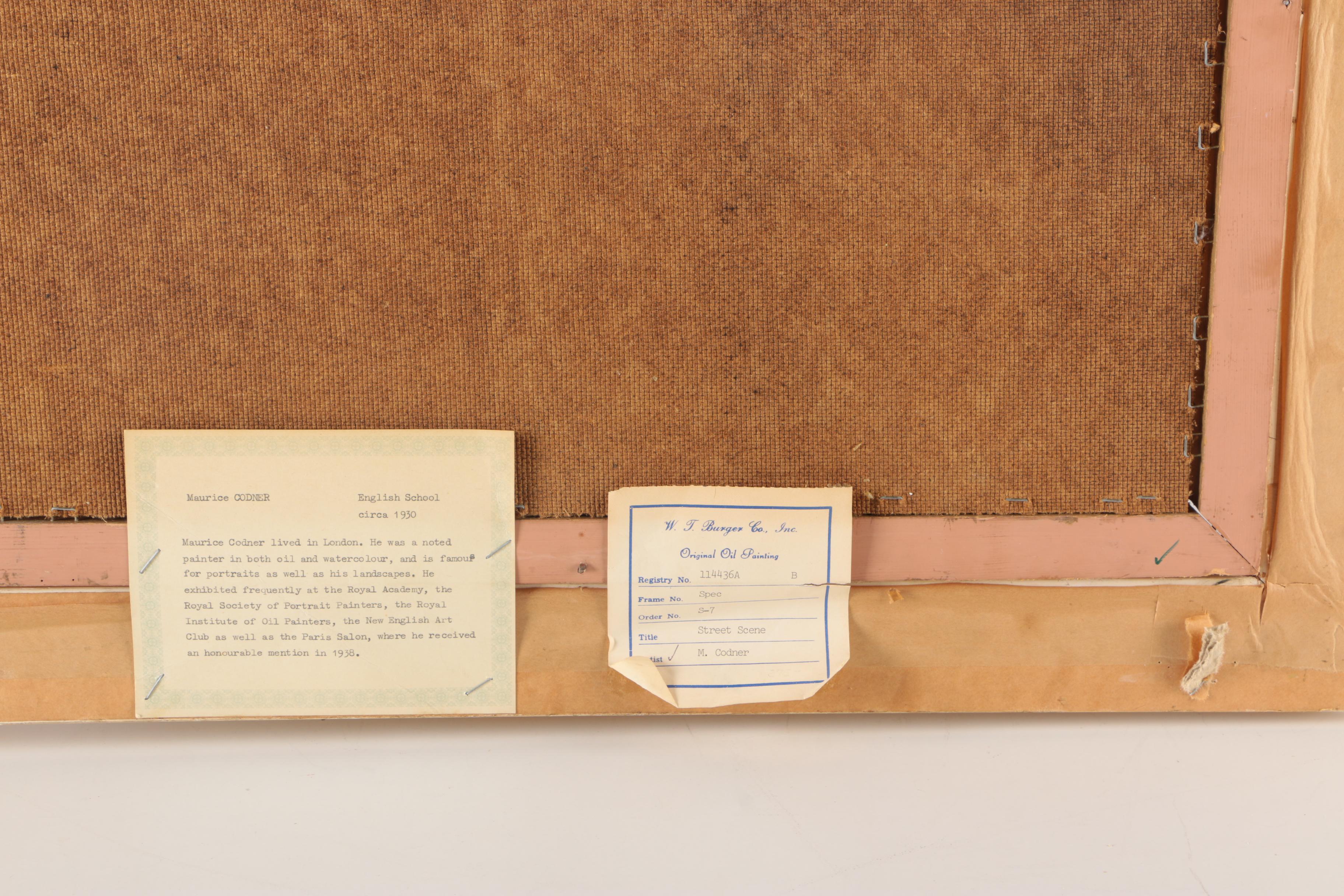 Maurice Frederick Codner Landscape of a Street