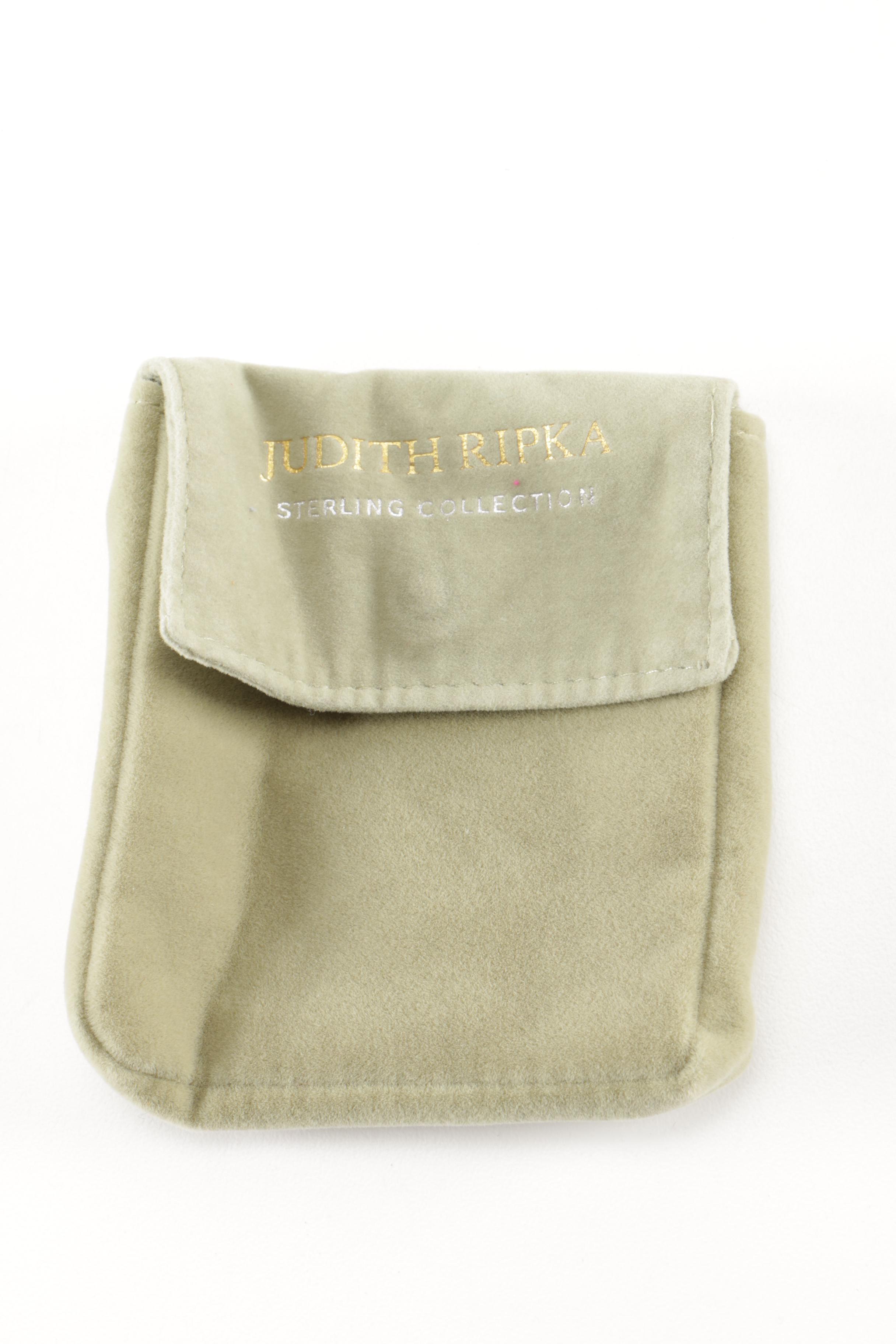 Judith Ripka Silver Tone Watch