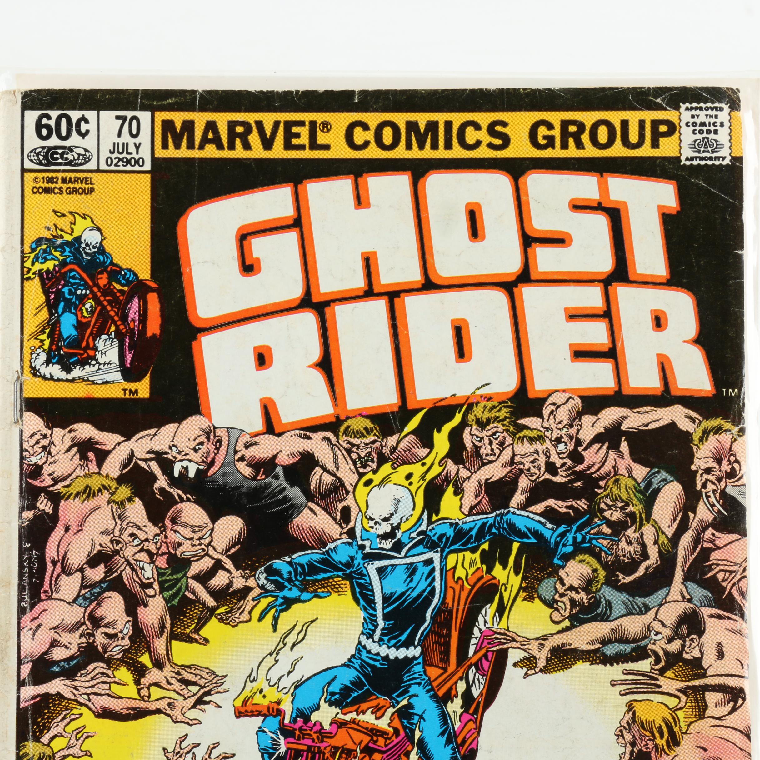 Assorted Bronze Age Comic Books With "Incredible Hulk" #182