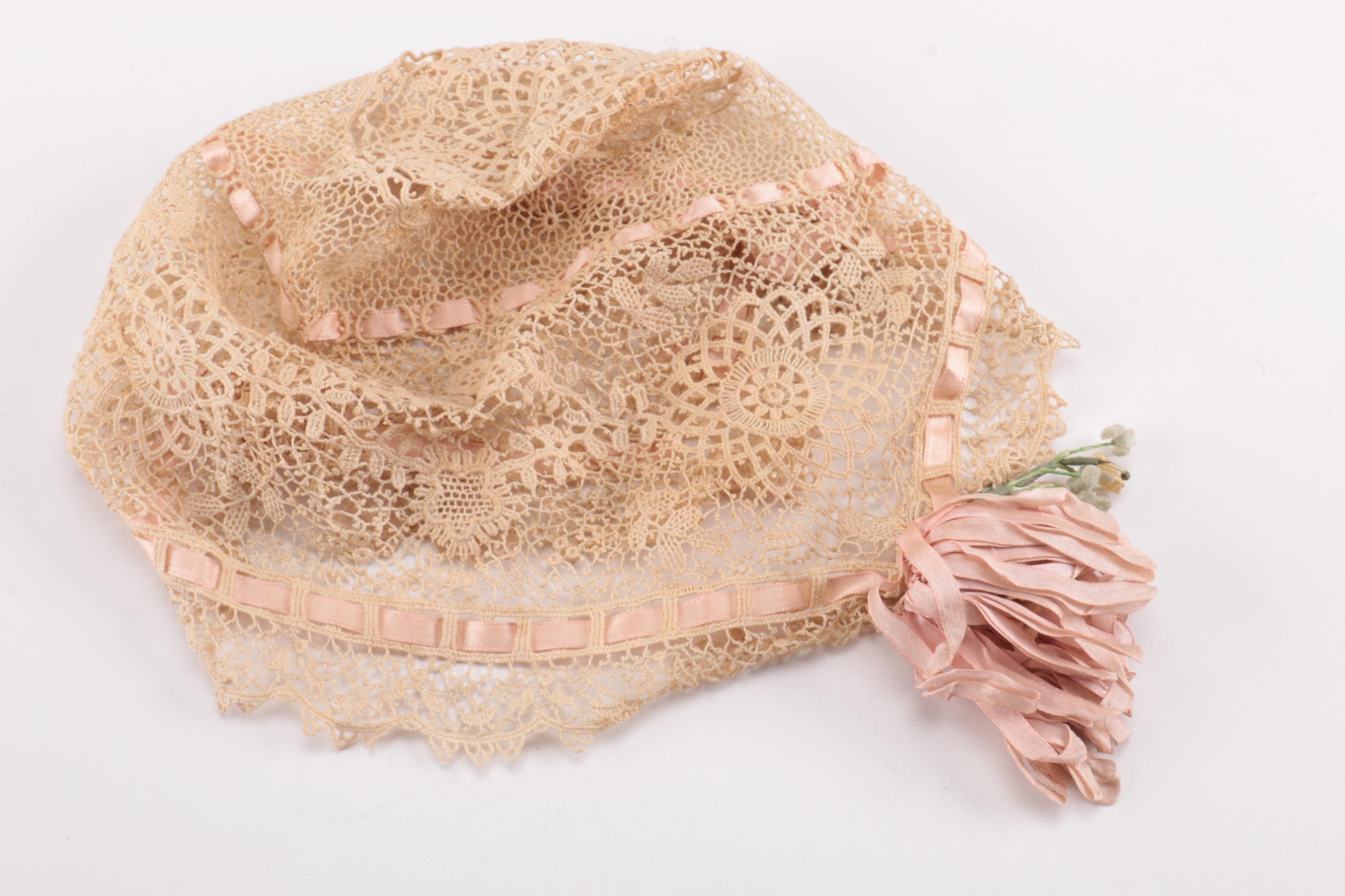 Assortment of Baby and Children's Shoes, Bonnets, and Gloves