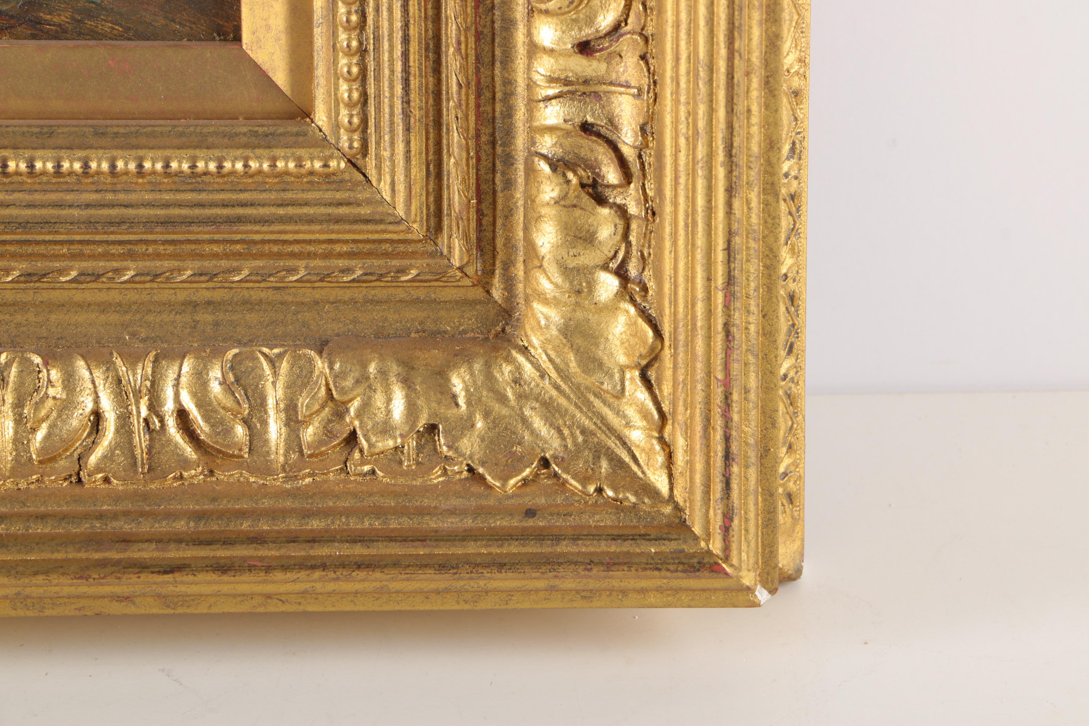 C. Shayer Original Oil Painting "Chickens"