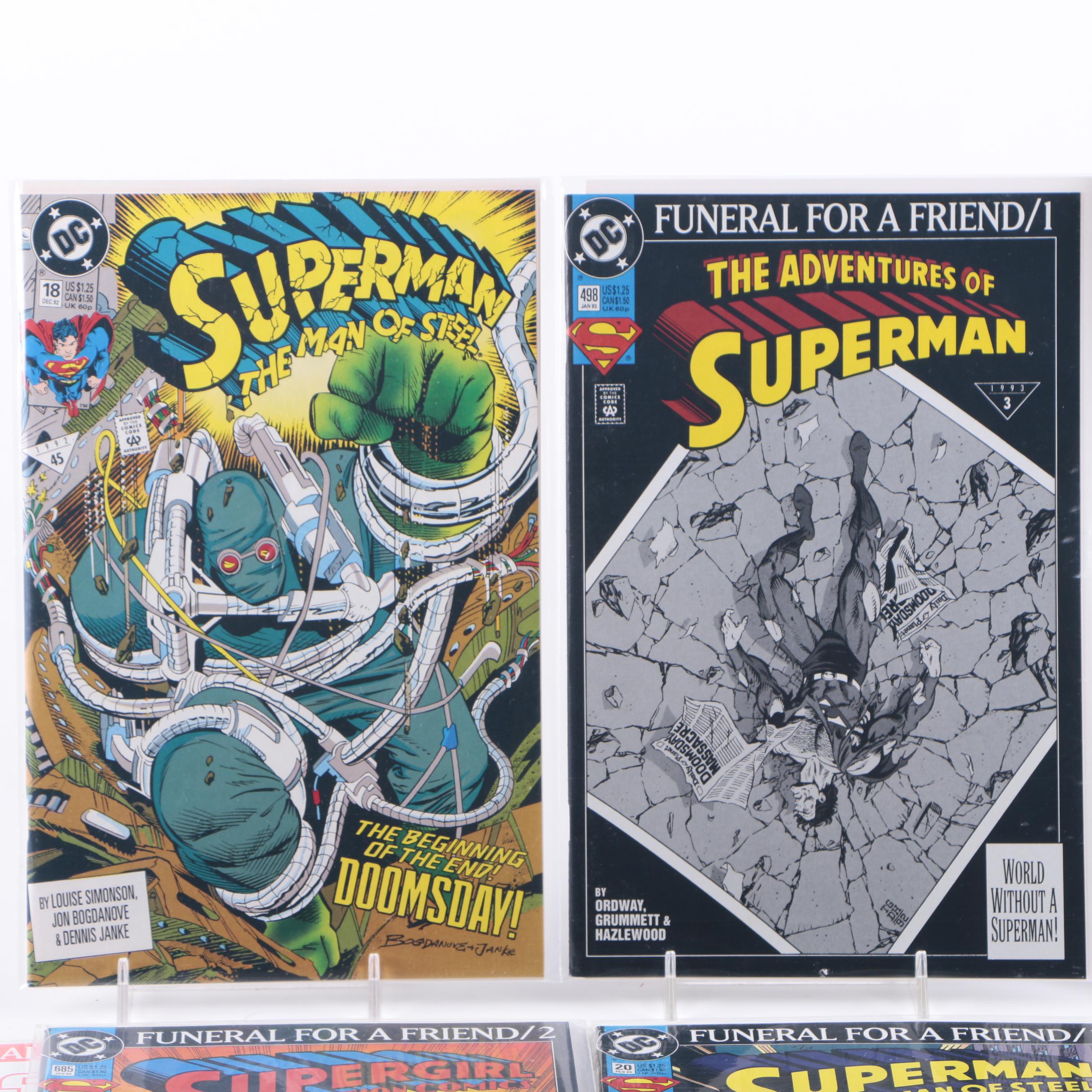 Semi-Complete Superman "Doomsday" and "Funeral For a Friend" Collection