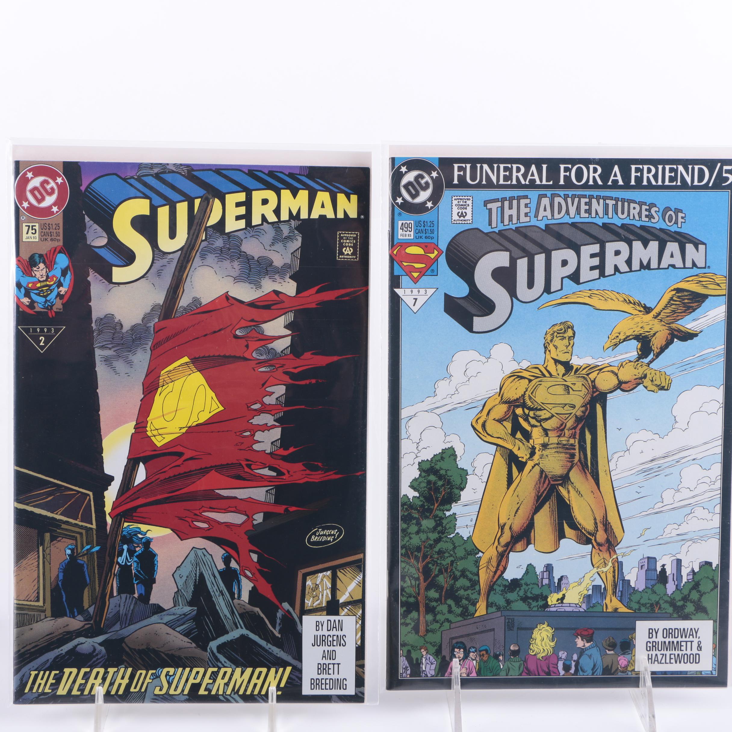 Semi-Complete Superman "Doomsday" and "Funeral For a Friend" Collection