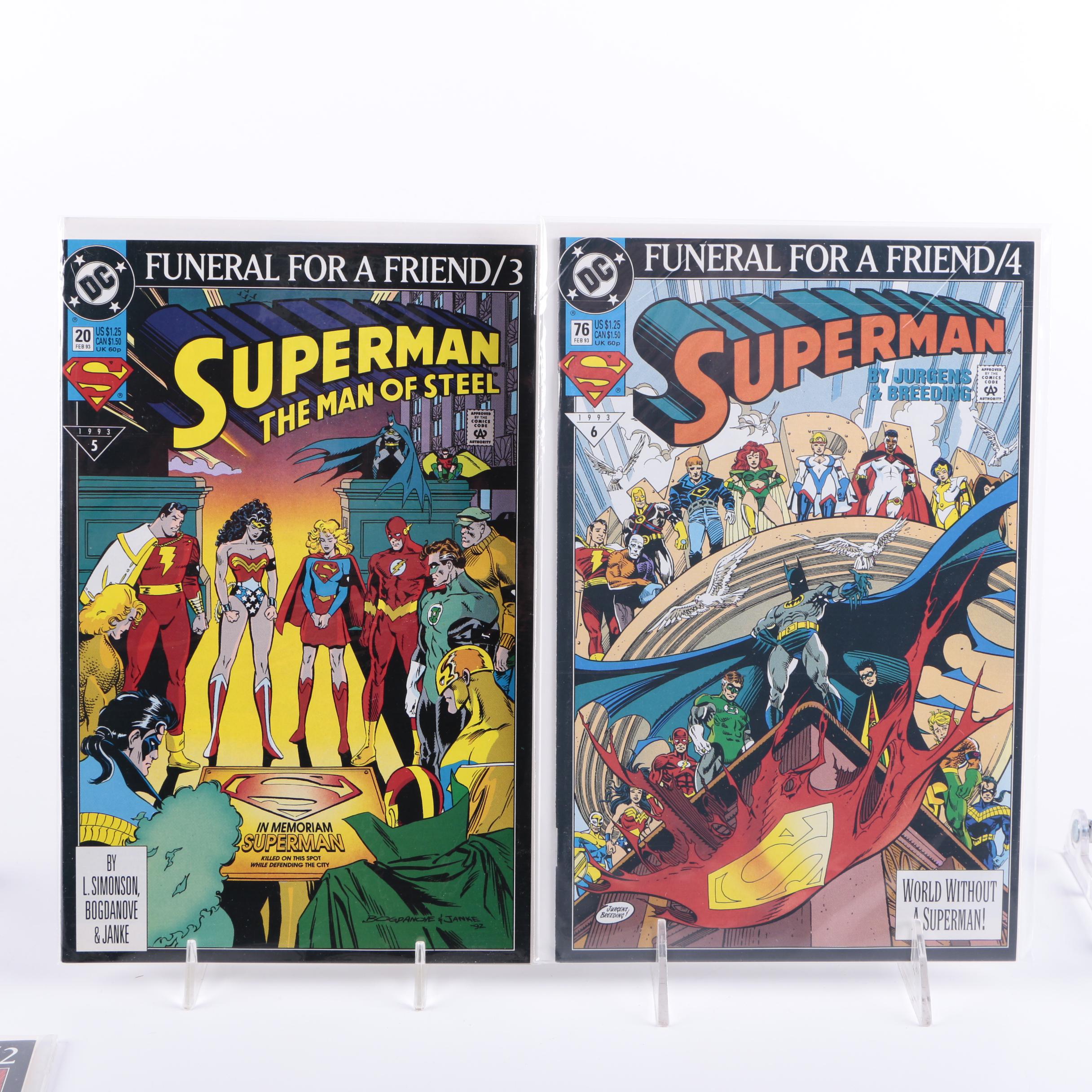 Semi-Complete Superman "Doomsday" and "Funeral For a Friend" Collection