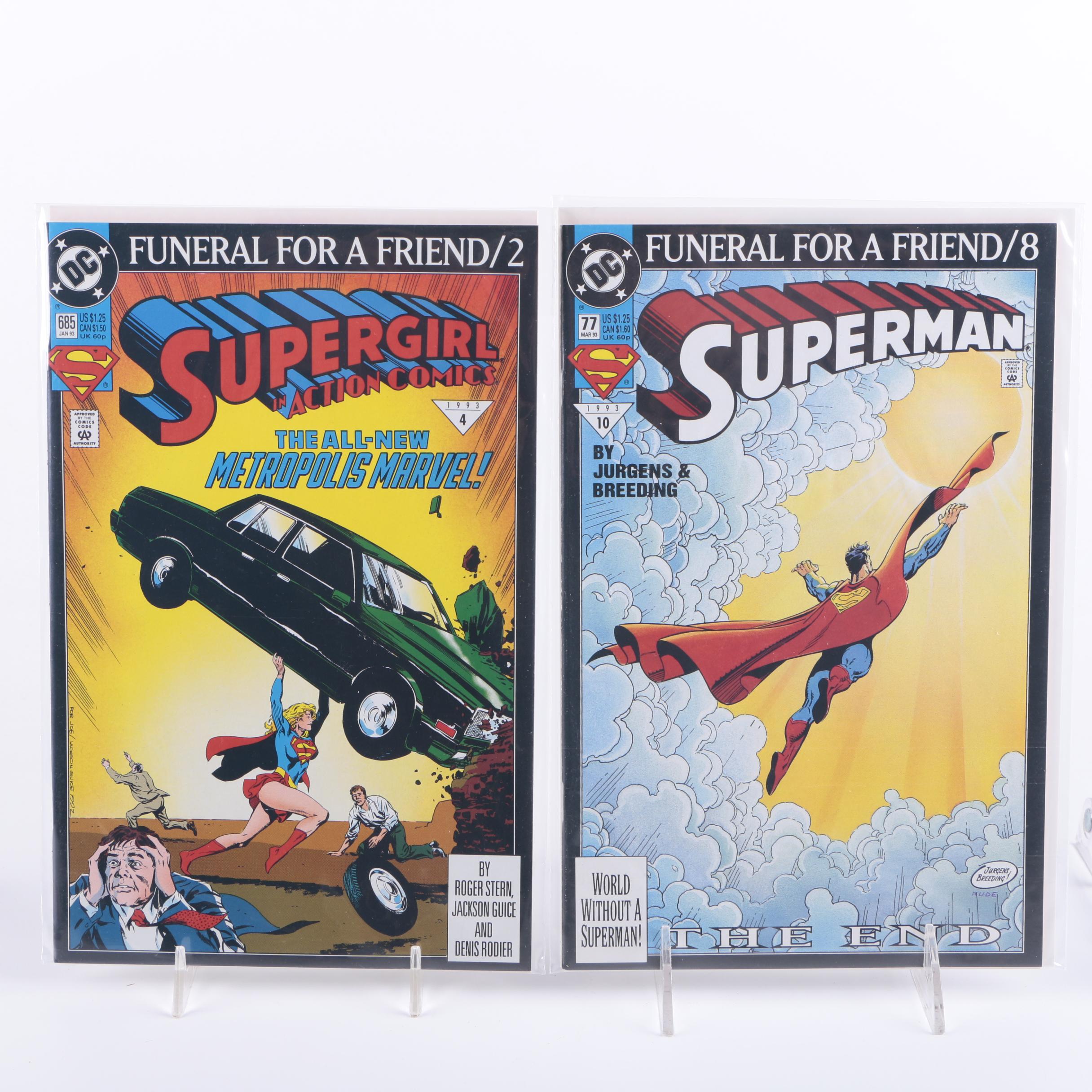 Semi-Complete Superman "Doomsday" and "Funeral For a Friend" Collection