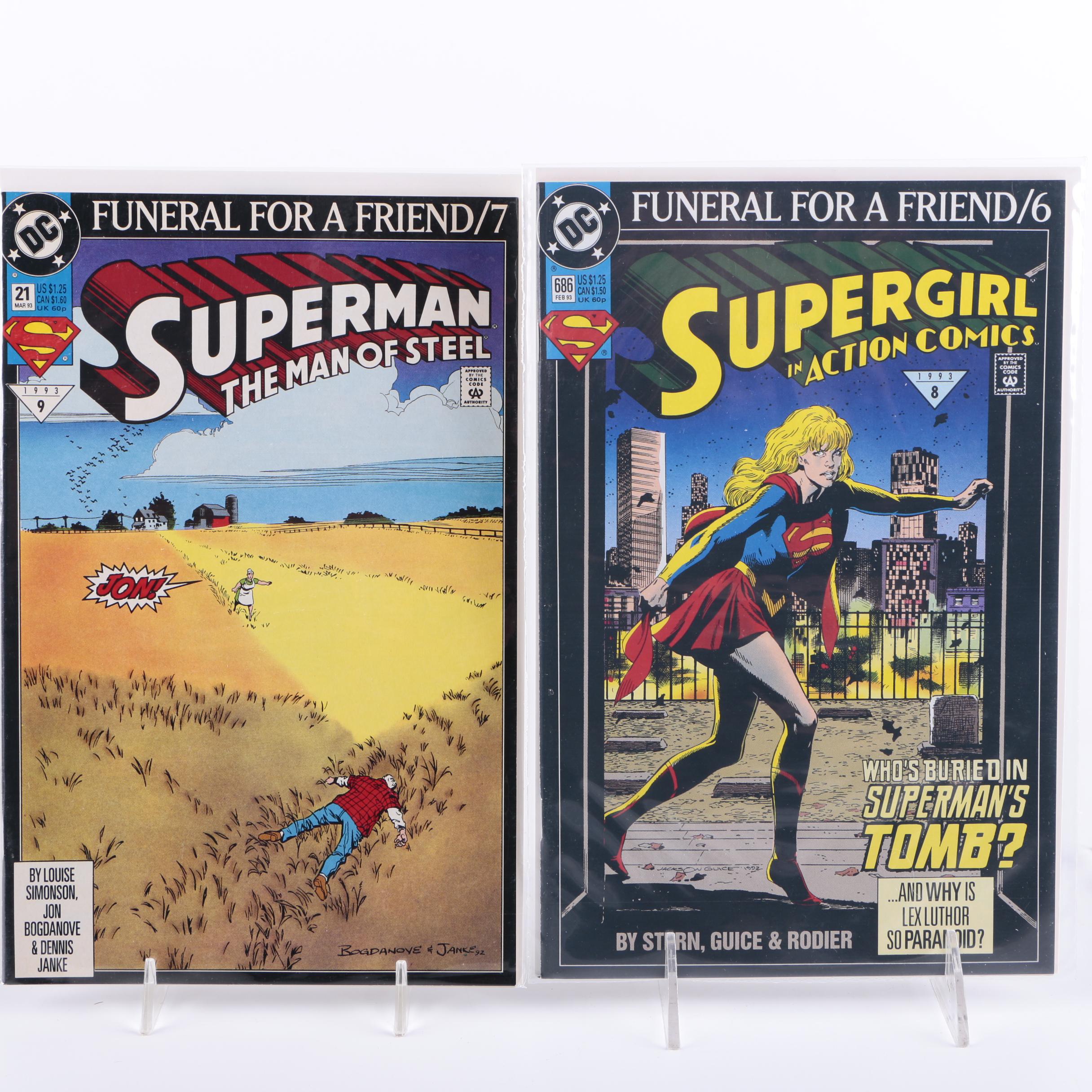 Semi-Complete Superman "Doomsday" and "Funeral For a Friend" Collection