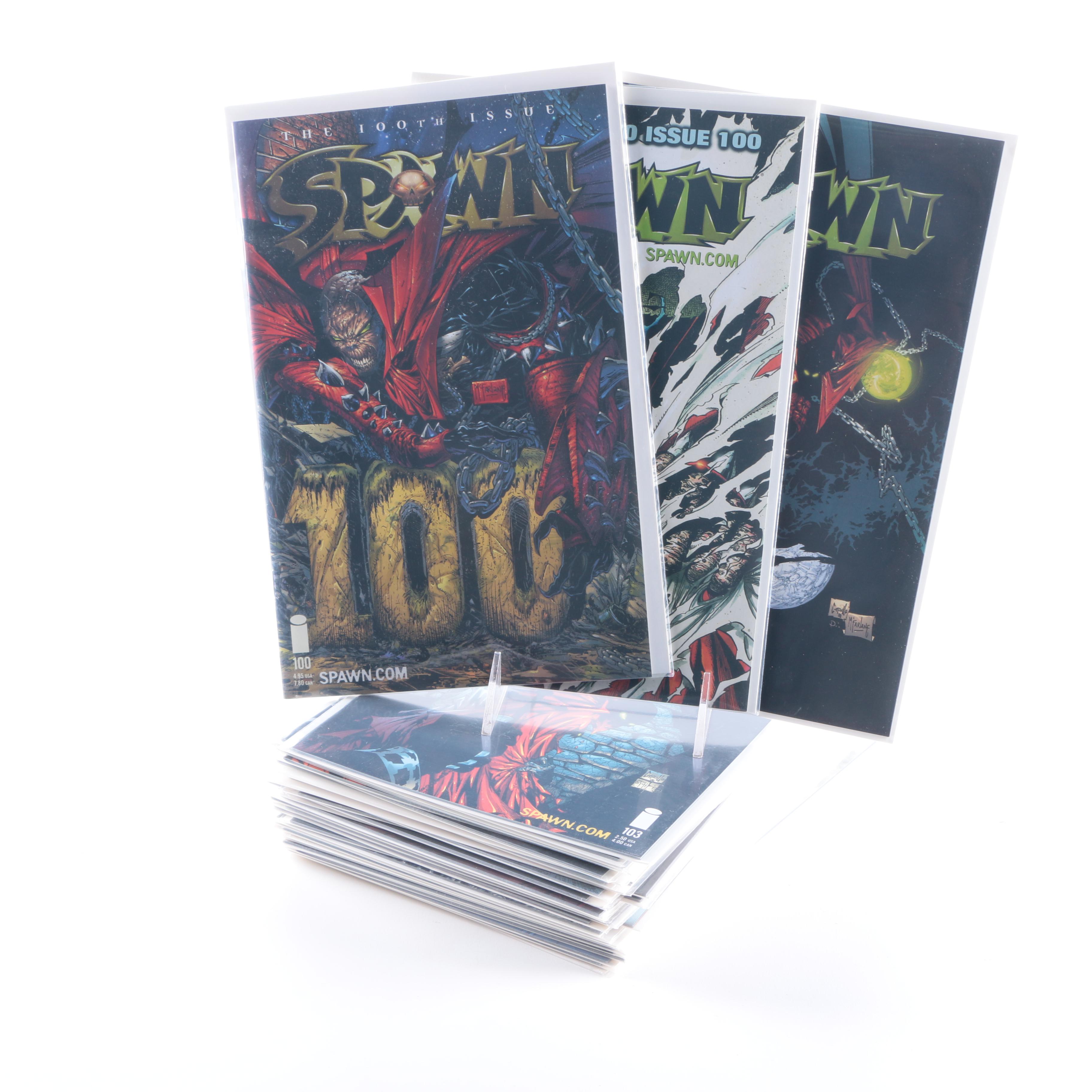 "Spawn" Comic Book Issues #100-132 From Image Comics