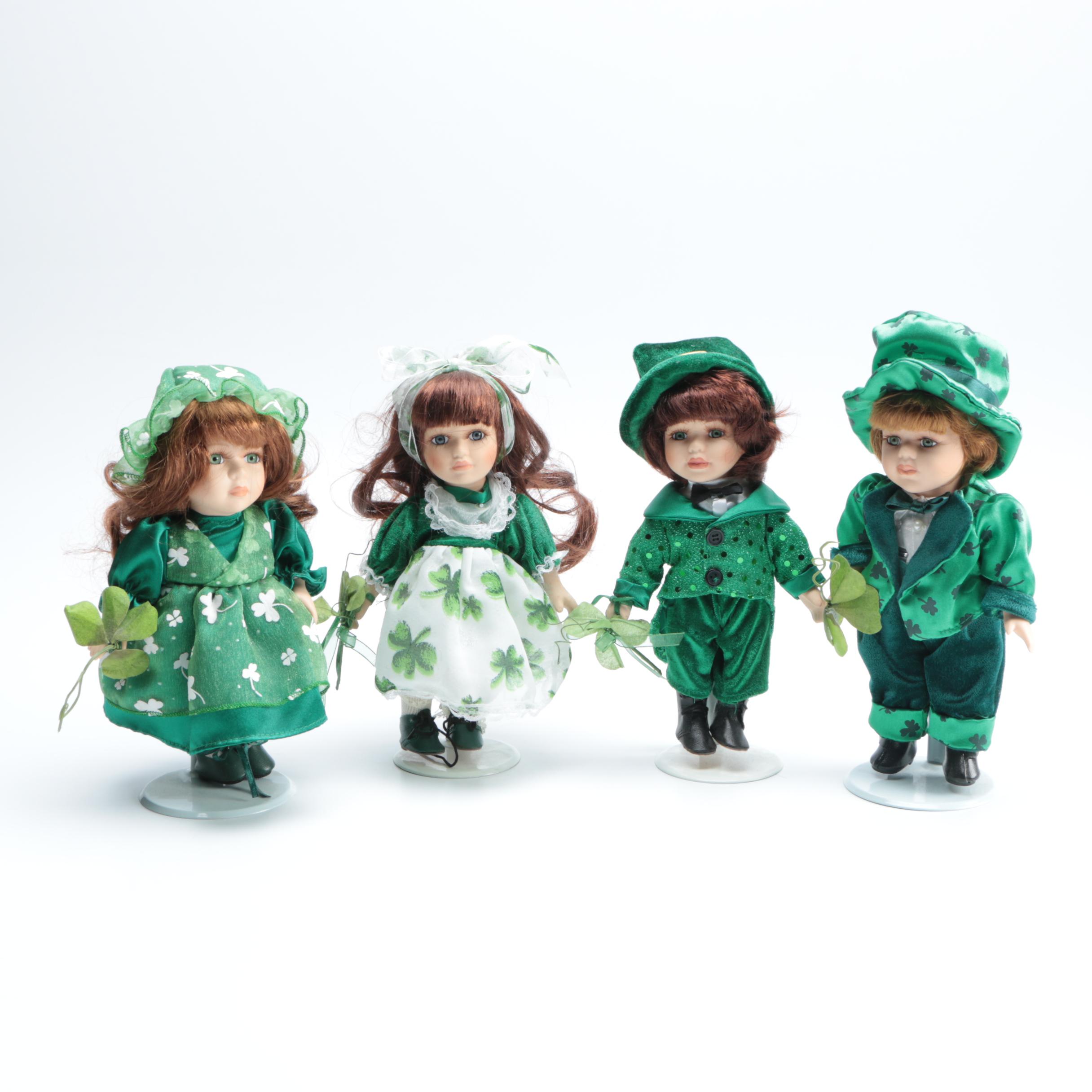 St. Patrick's Day Themed Dolls