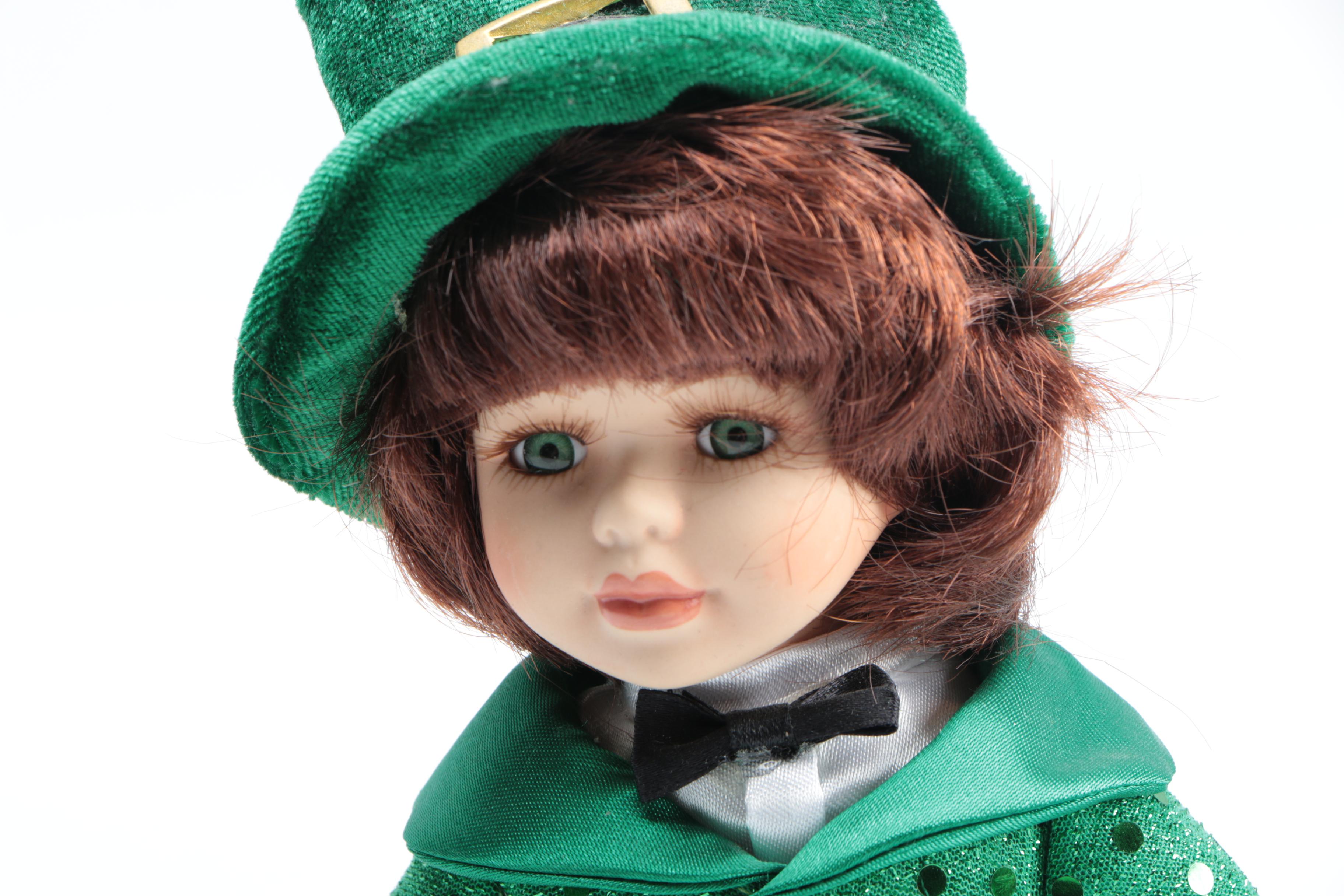 St. Patrick's Day Themed Dolls