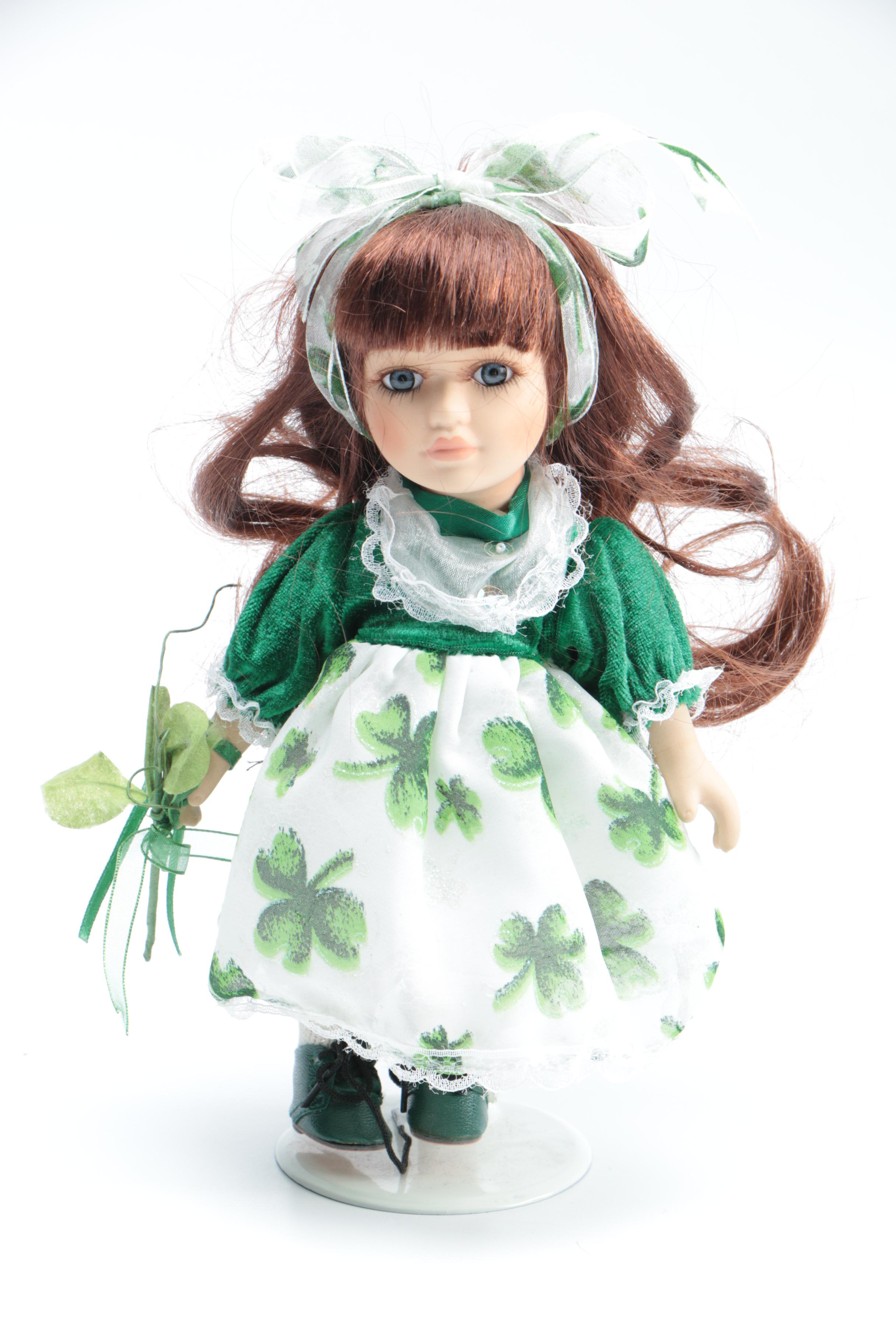 St. Patrick's Day Themed Dolls