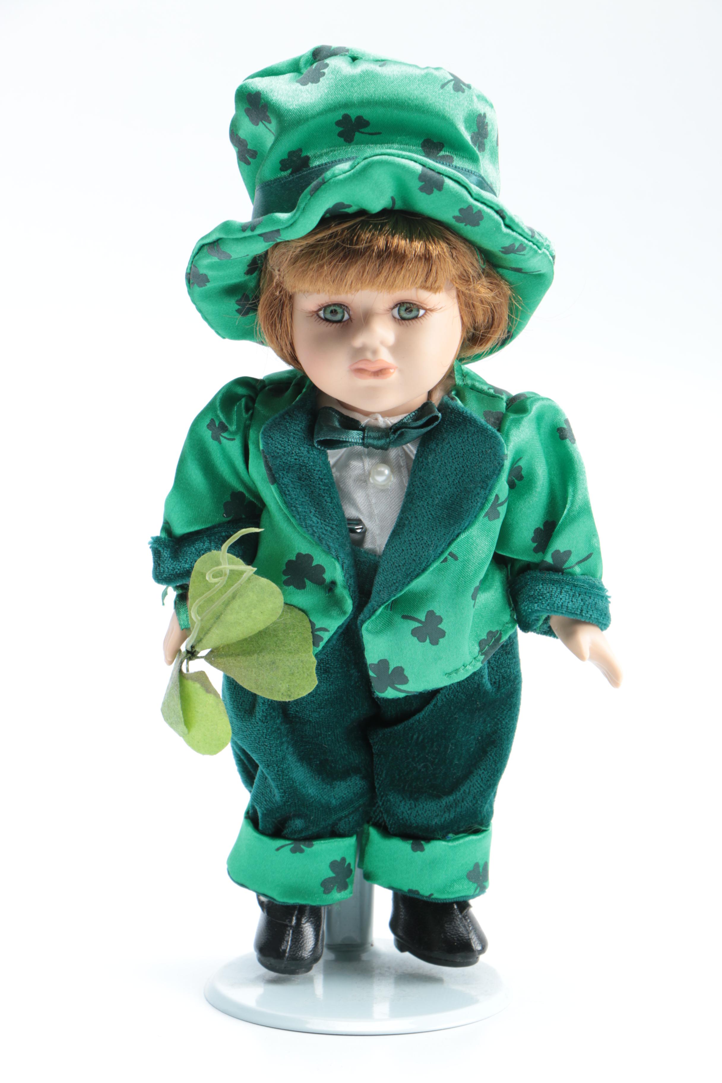 St. Patrick's Day Themed Dolls