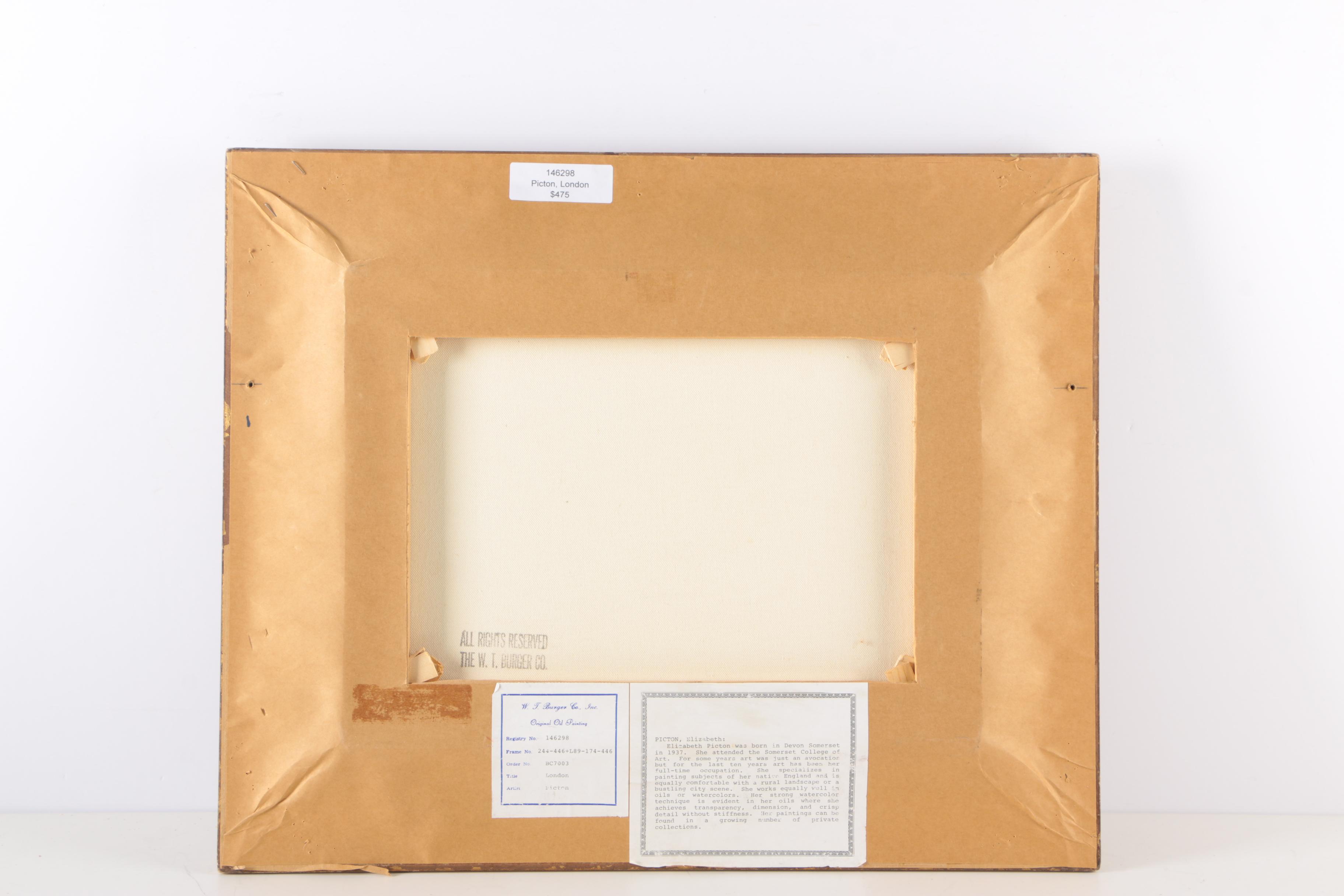 Original Oil Painting "London" by Elizabeth Picton