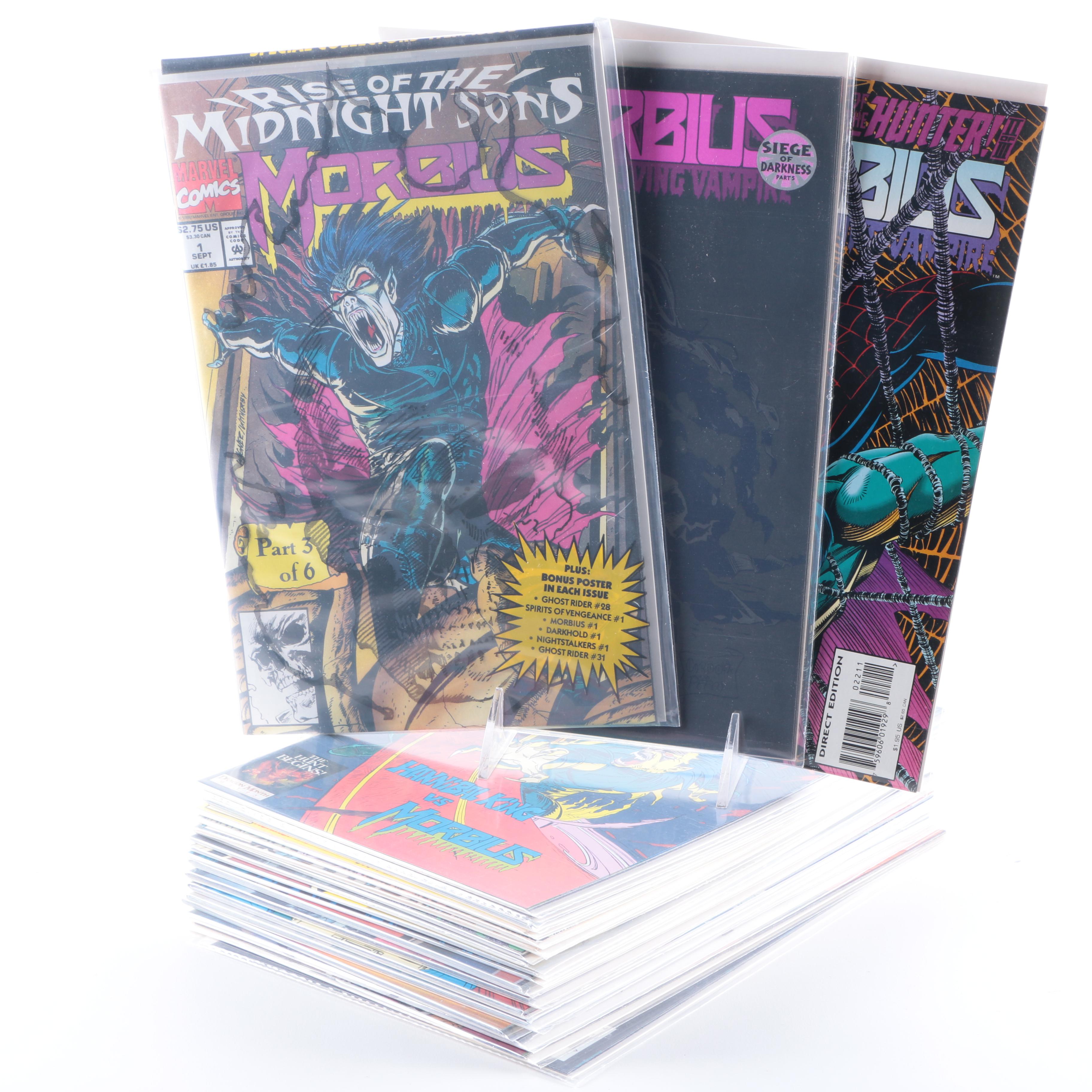 Bronze and Modern Age Comics Featuring Morbius