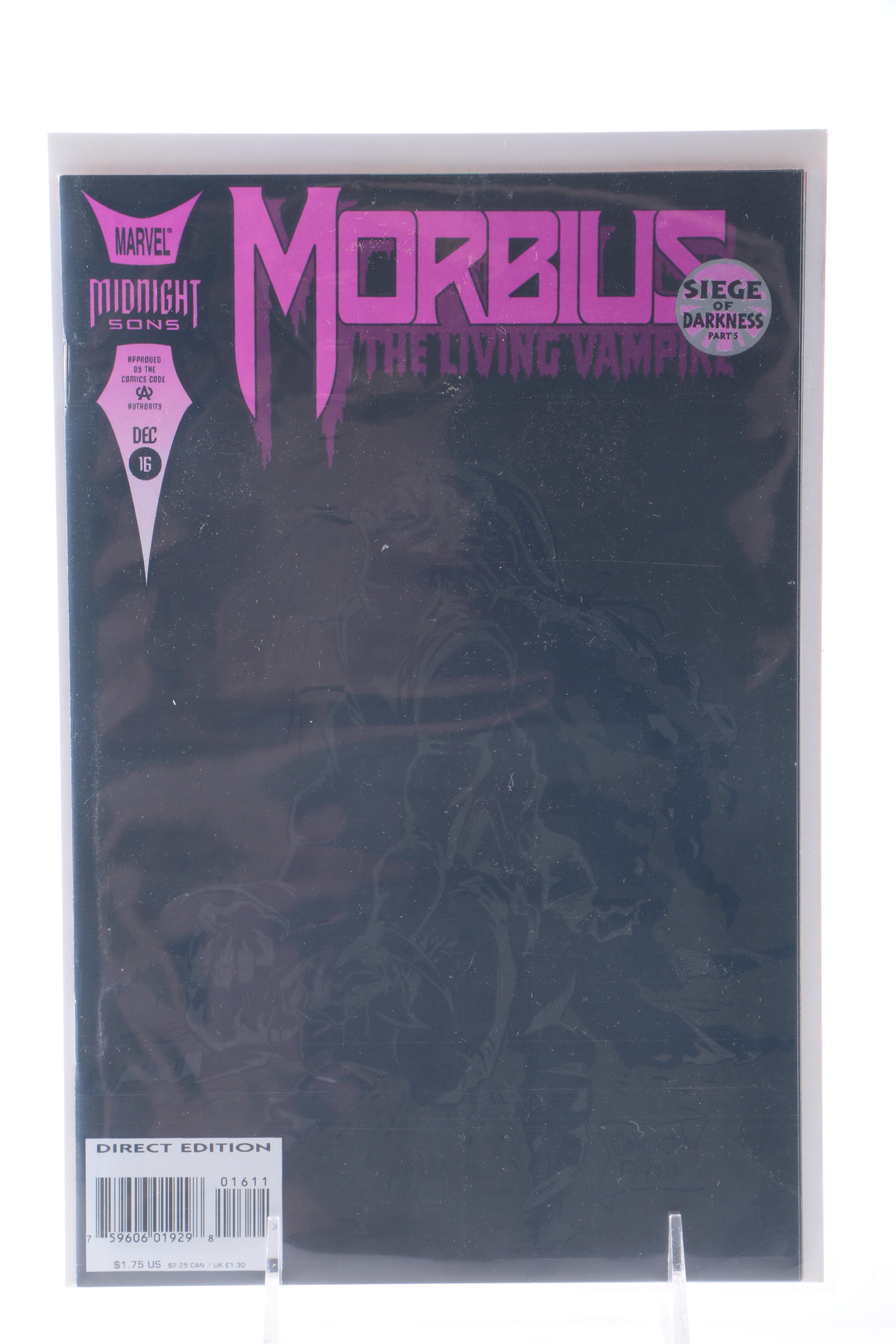 Bronze and Modern Age Comics Featuring Morbius