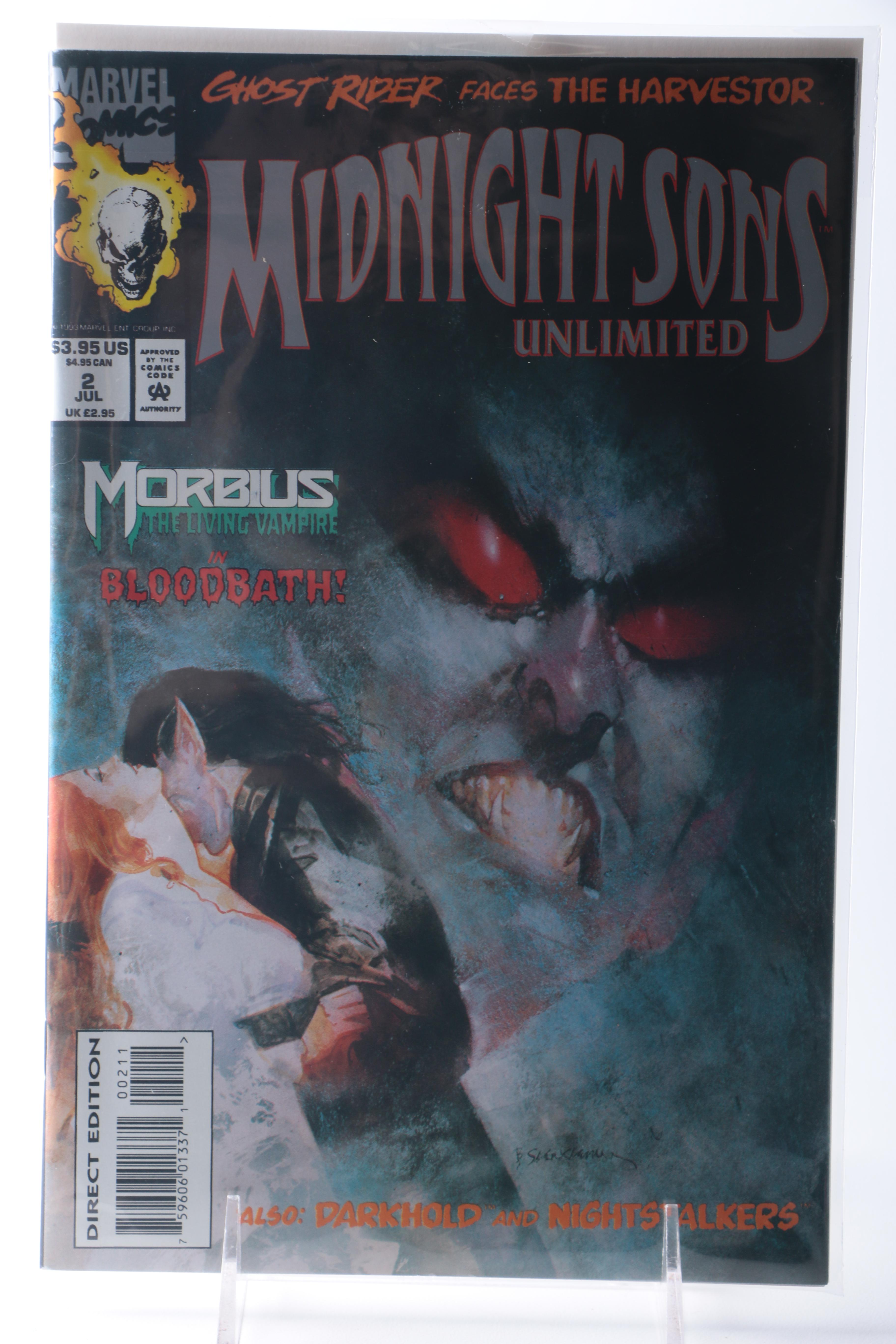 Bronze and Modern Age Comics Featuring Morbius