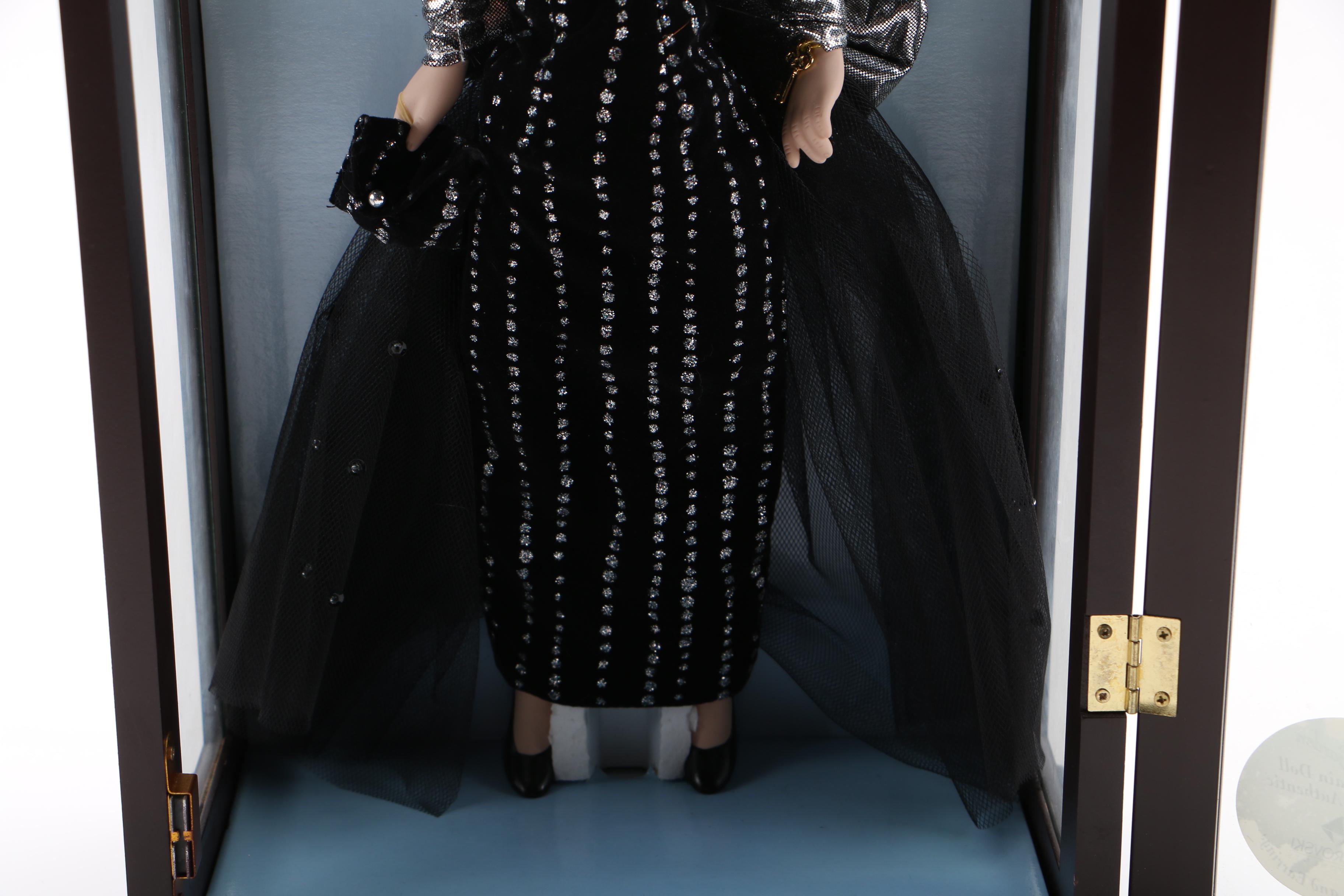 2000 Camellia Garden Collection Porcelain Doll with Swarovski Necklace and Earrings