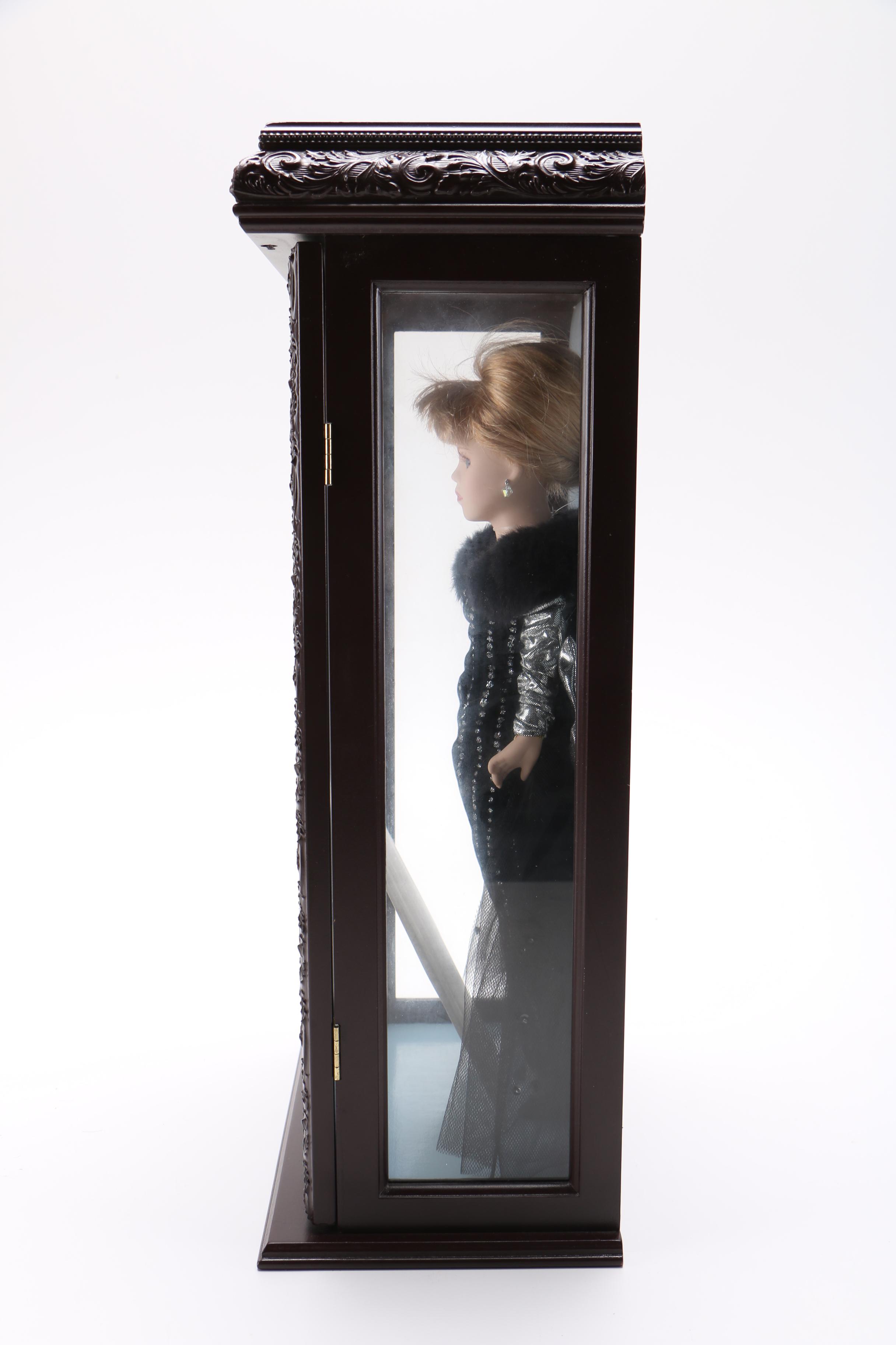 2000 Camellia Garden Collection Porcelain Doll with Swarovski Necklace and Earrings