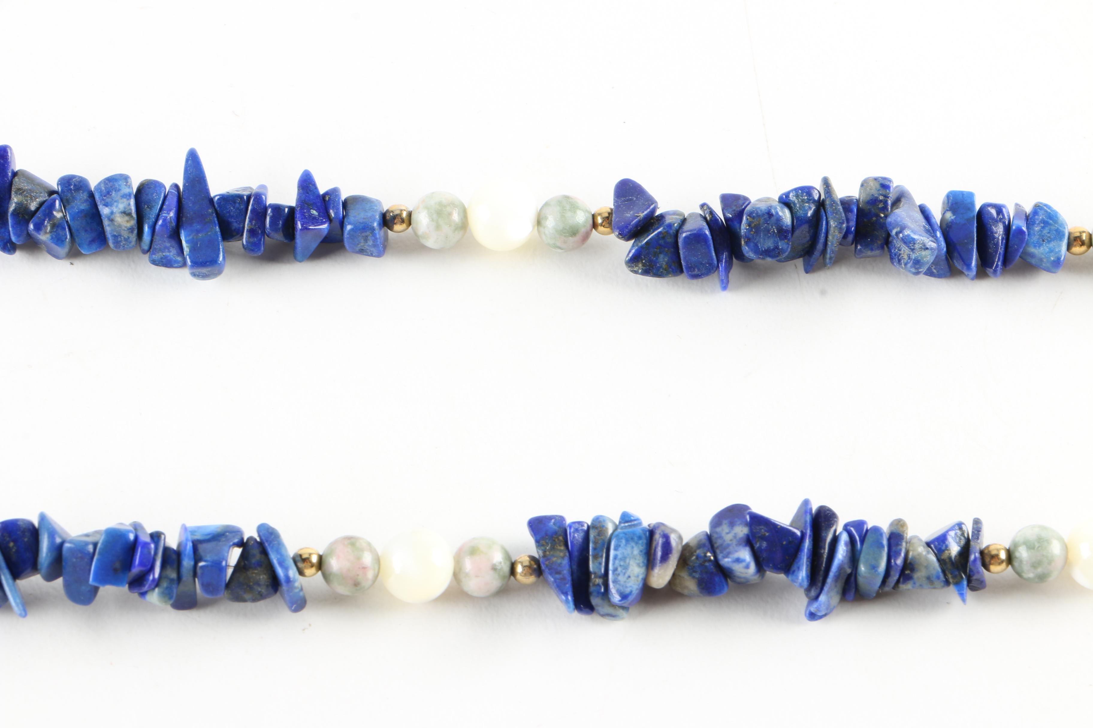 Vintage Necklace Featuring Jasper