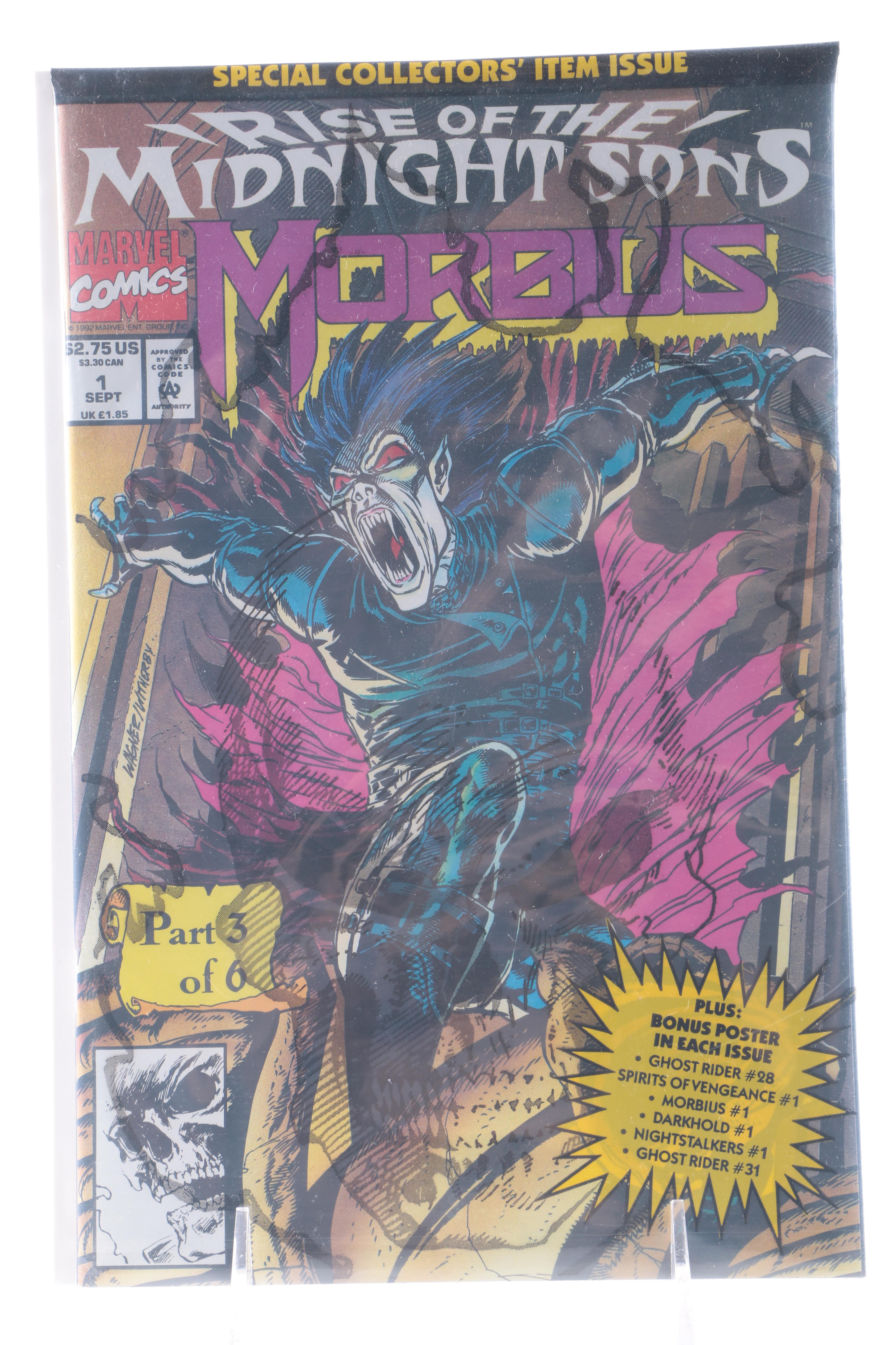 Marvel Morbius and Darkhold Comic Books