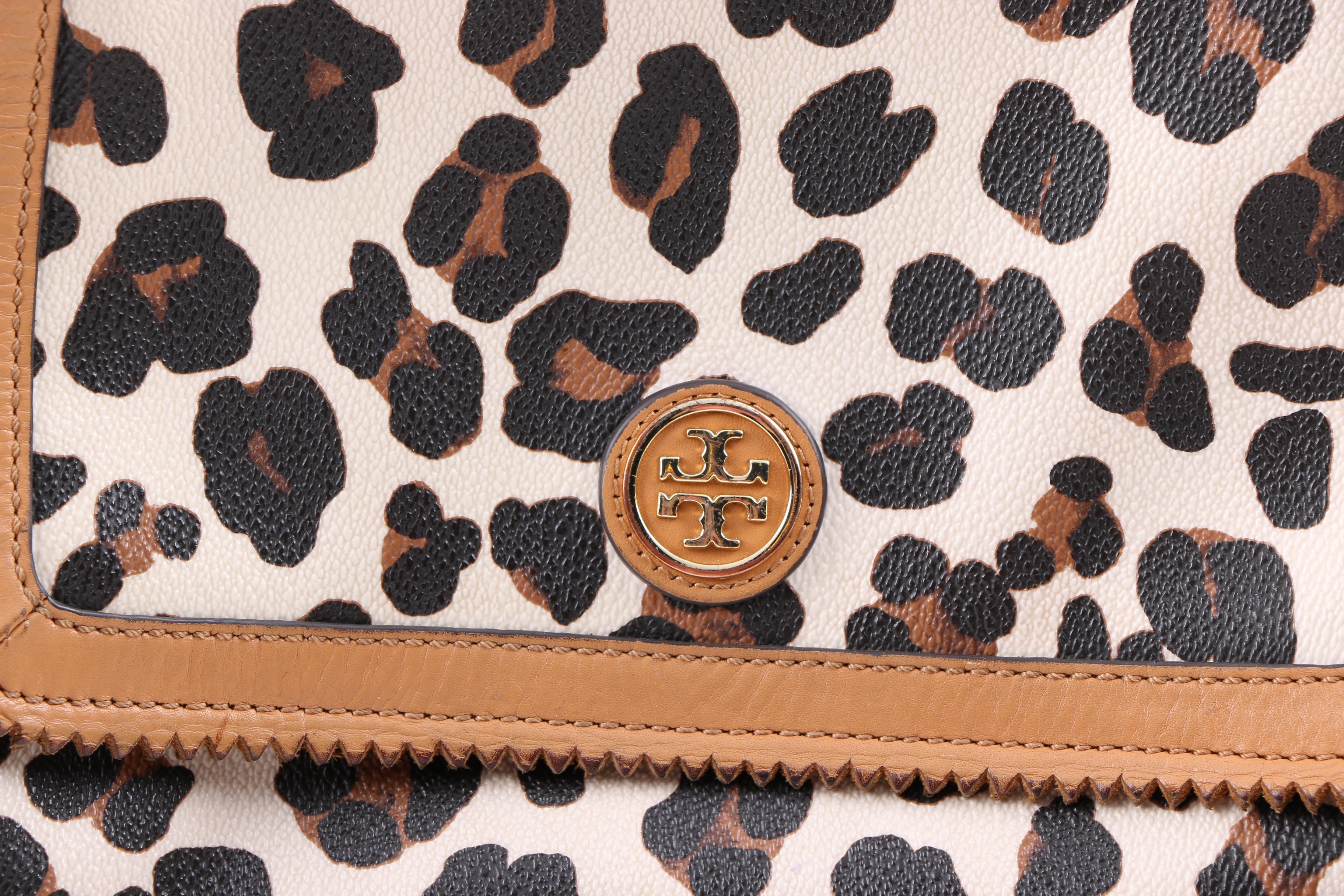 Tory Burch Leopard Print Shoulder Bag