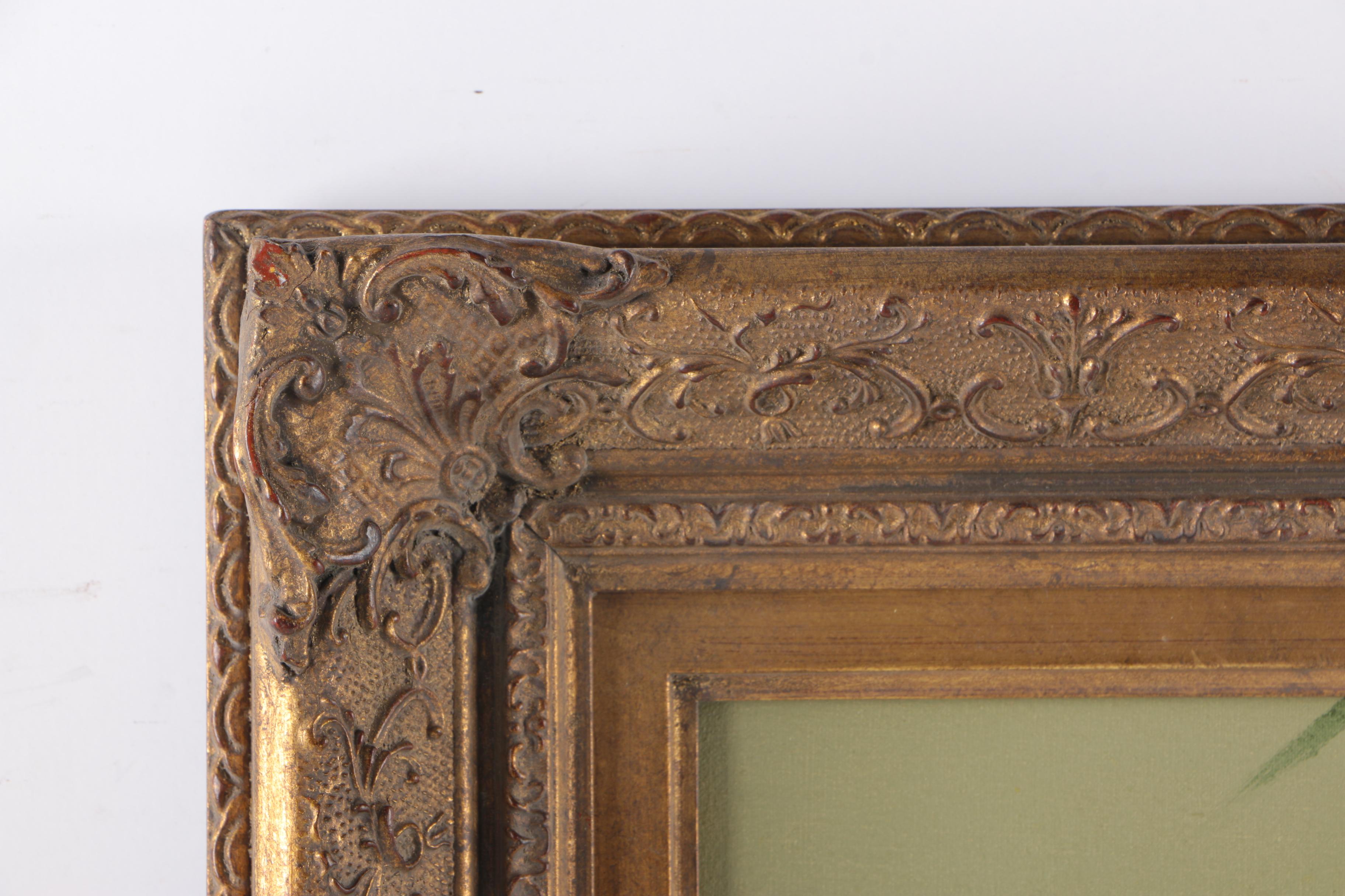 Pietro Angellis "Bird on a Branch" Original Oil Painting