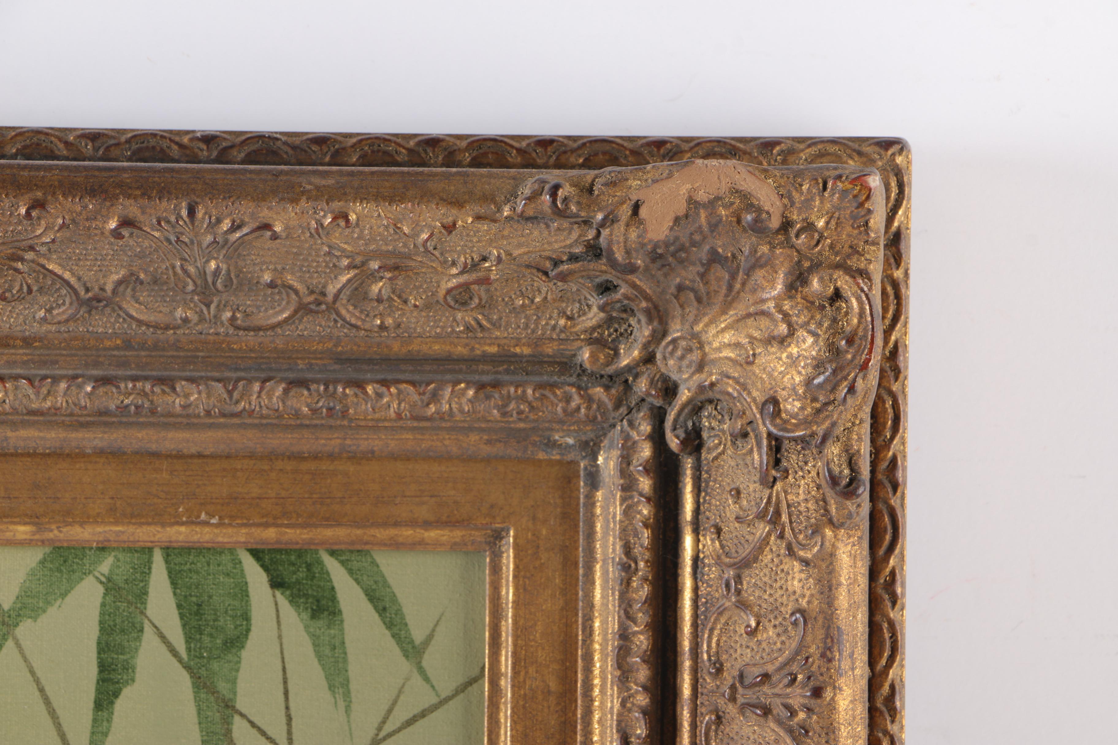 Pietro Angellis "Bird on a Branch" Original Oil Painting