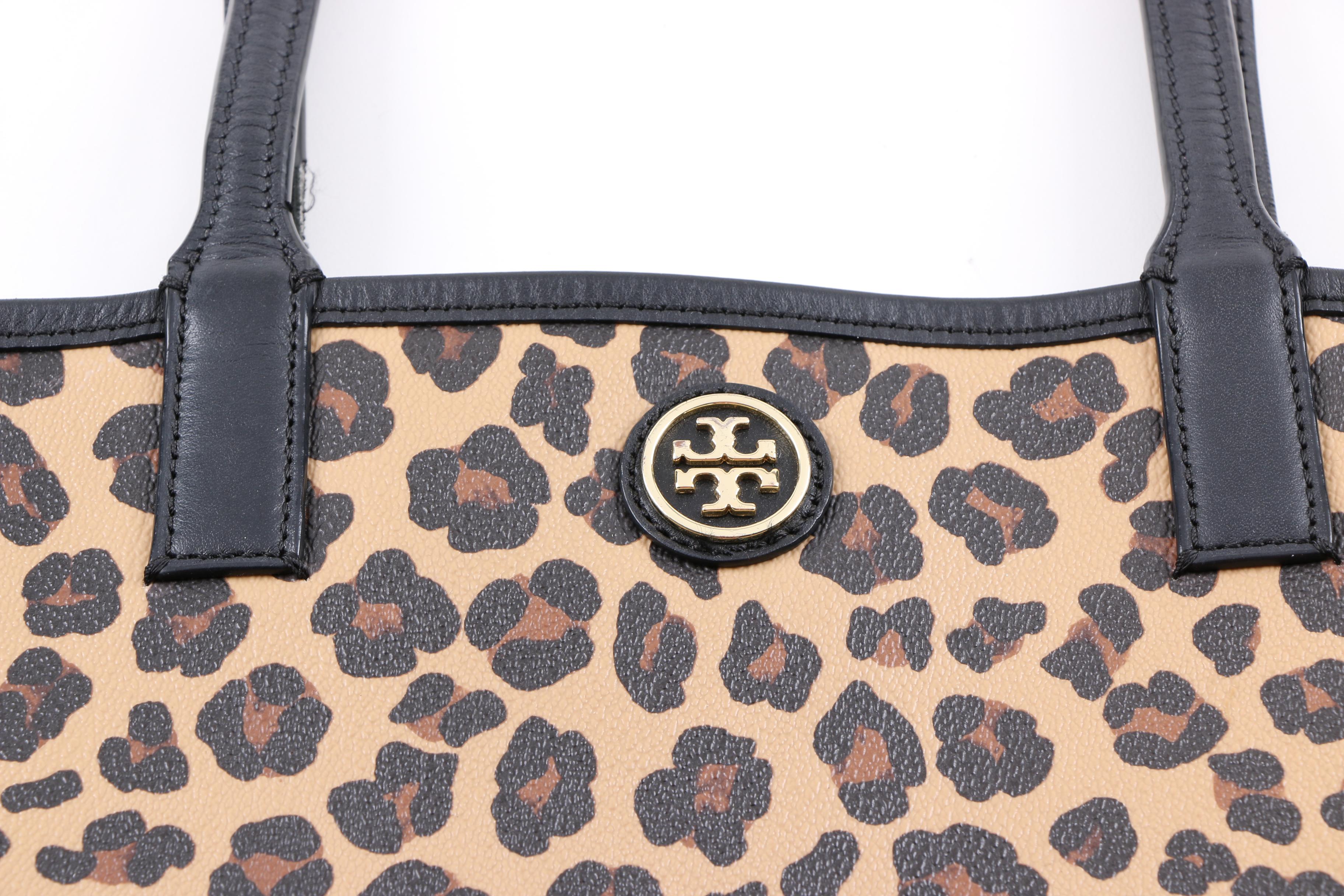 Tory Burch Leopard Print Tote Bag