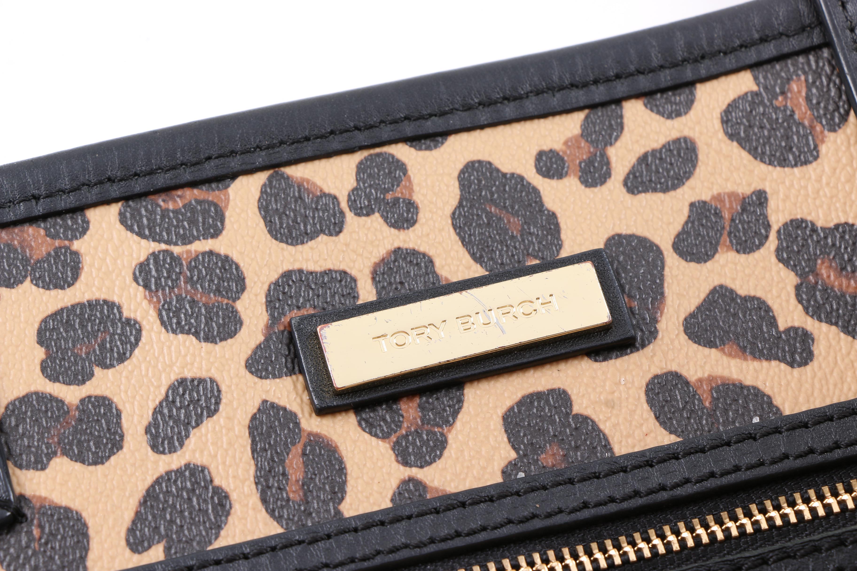 Tory Burch Leopard Print Tote Bag