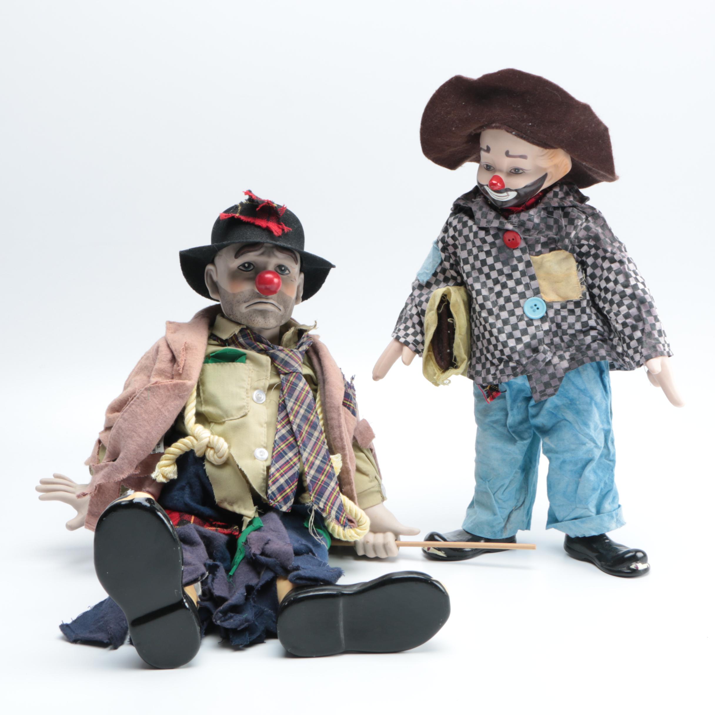 Hobo Style Clown Dolls