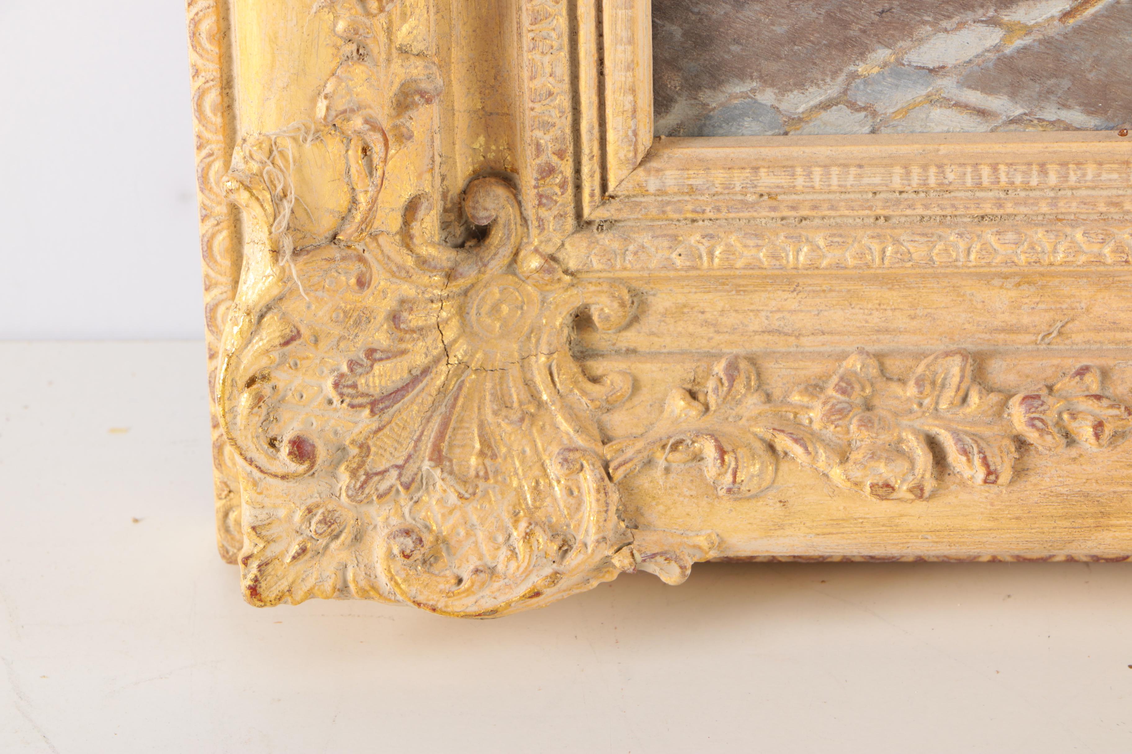 A. Bullara "Place du Tertre" Oil on Canvas