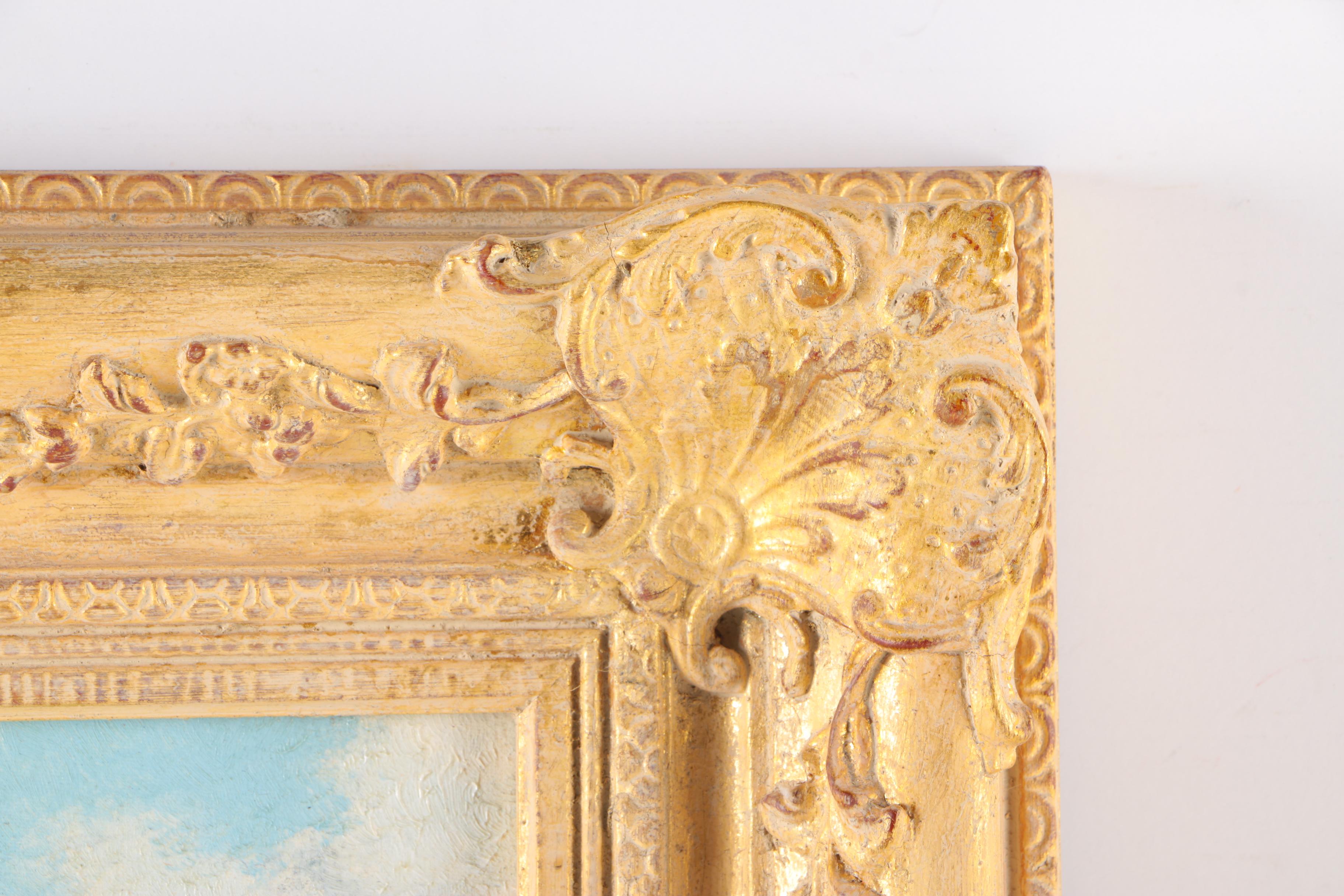 A. Bullara "Place du Tertre" Oil on Canvas