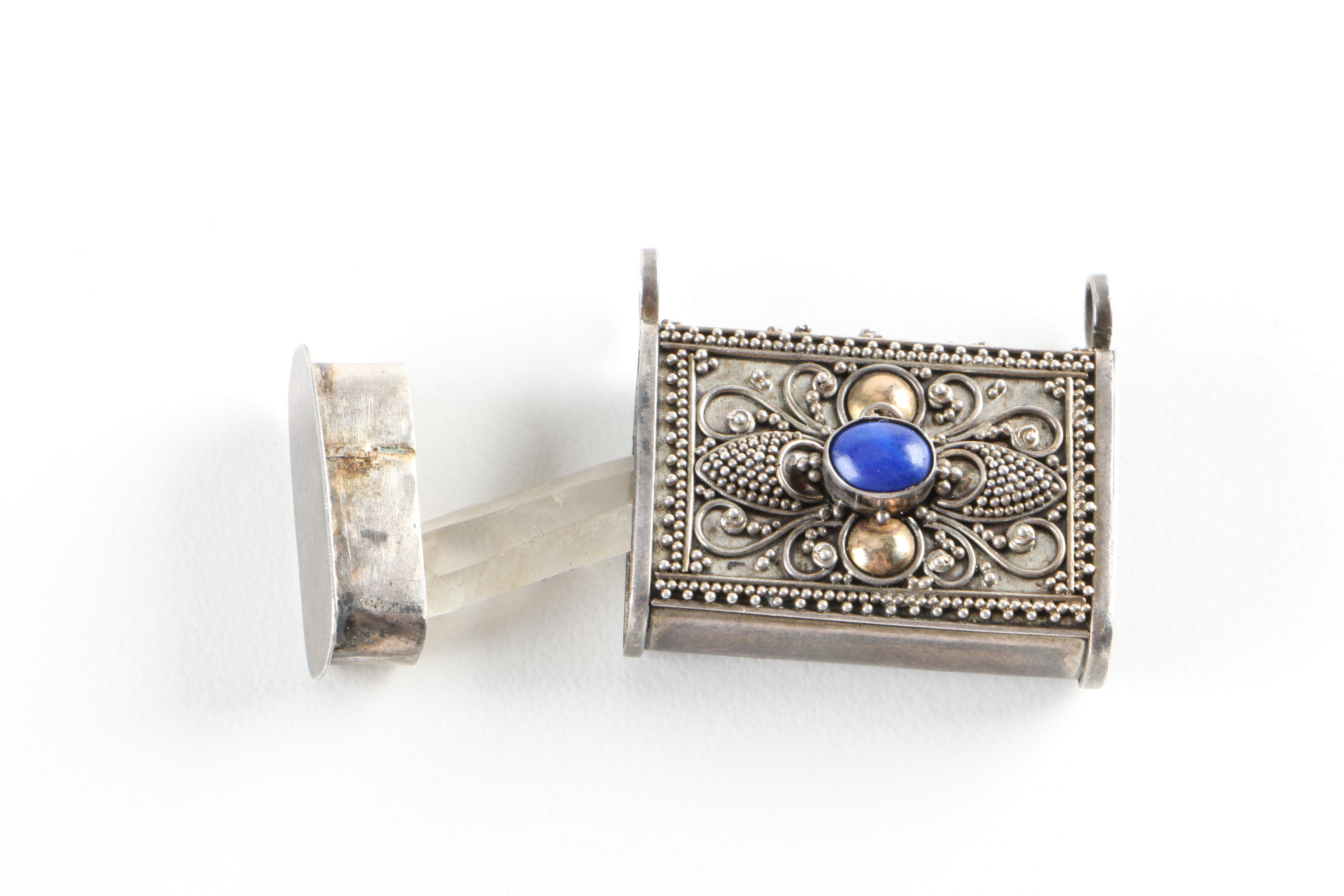 Sterling Silver Jewelry Featuring Mother of Pearl and Onyx