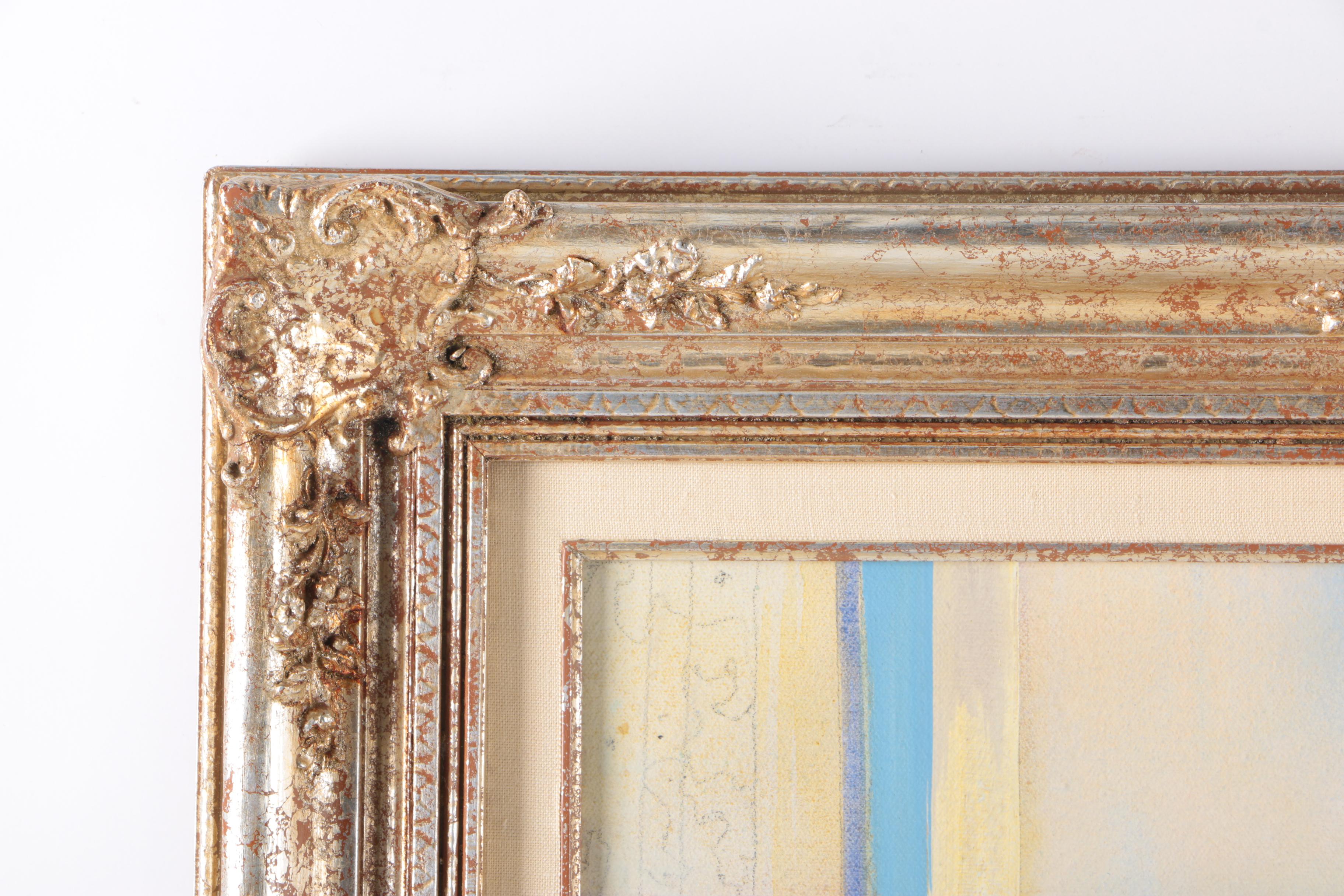 William Benecke "Paris Window" Oil on Canvas