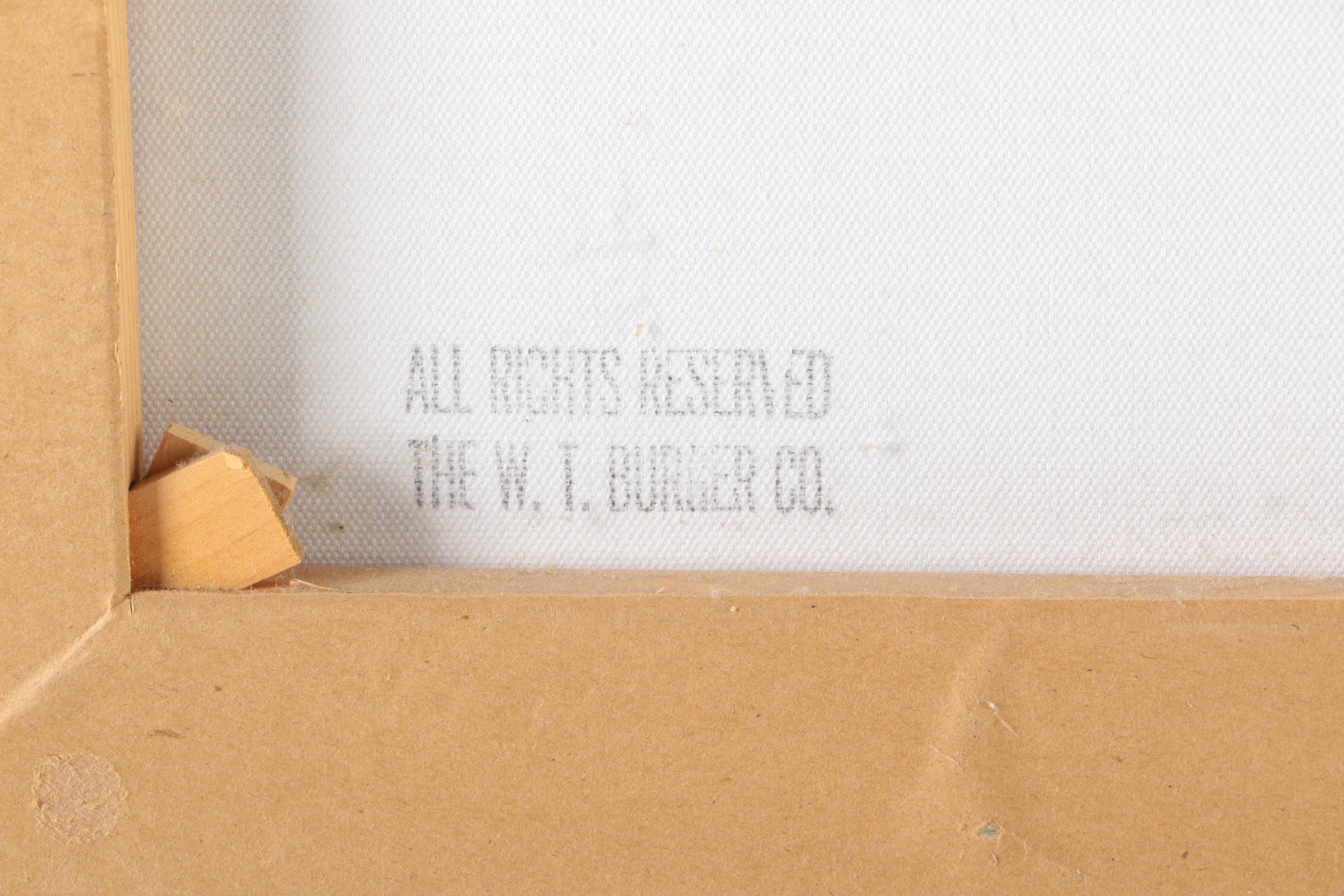 William Benecke "Paris Window" Oil on Canvas