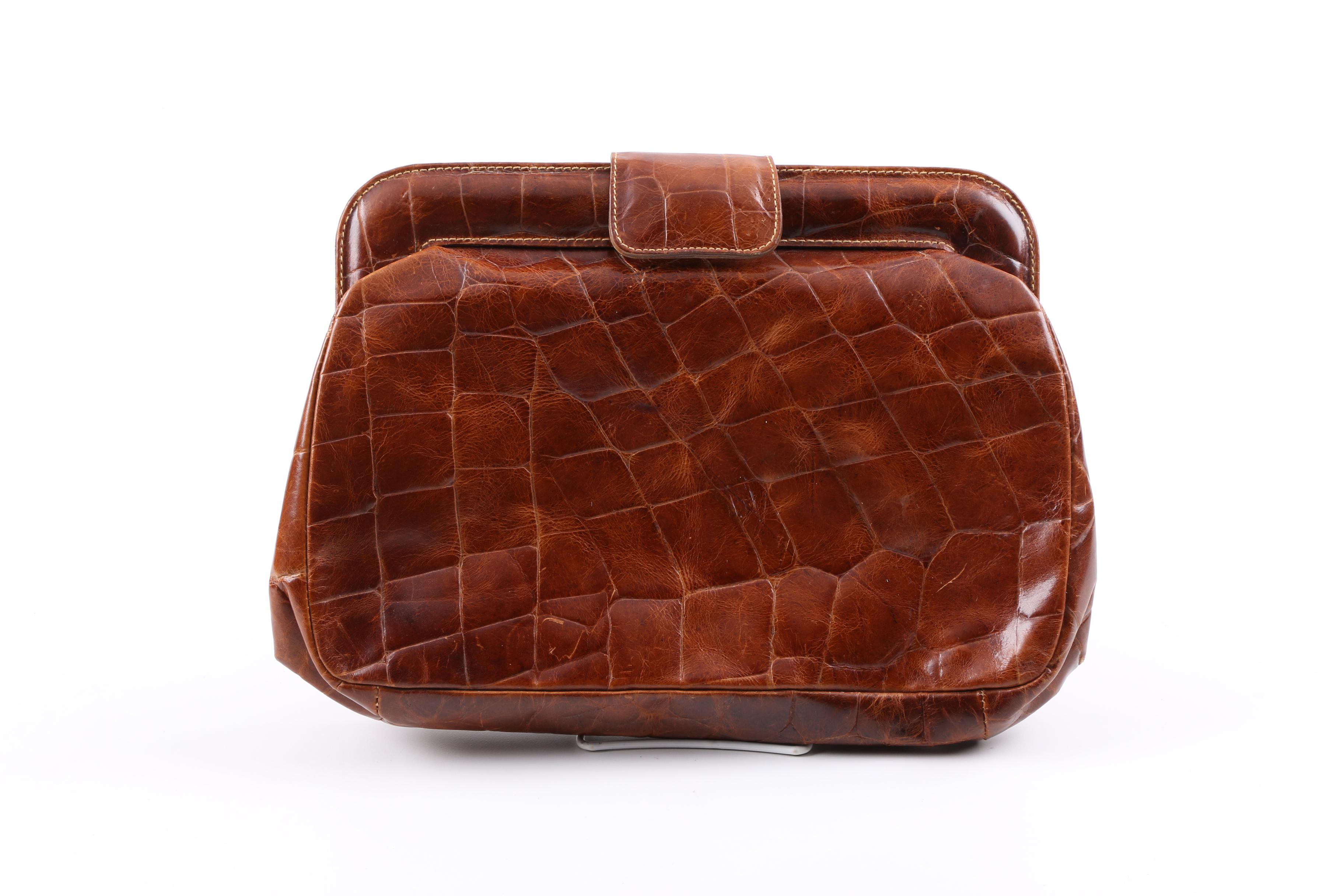 Vintage Needlepoint, Embossed and Leather Handbags