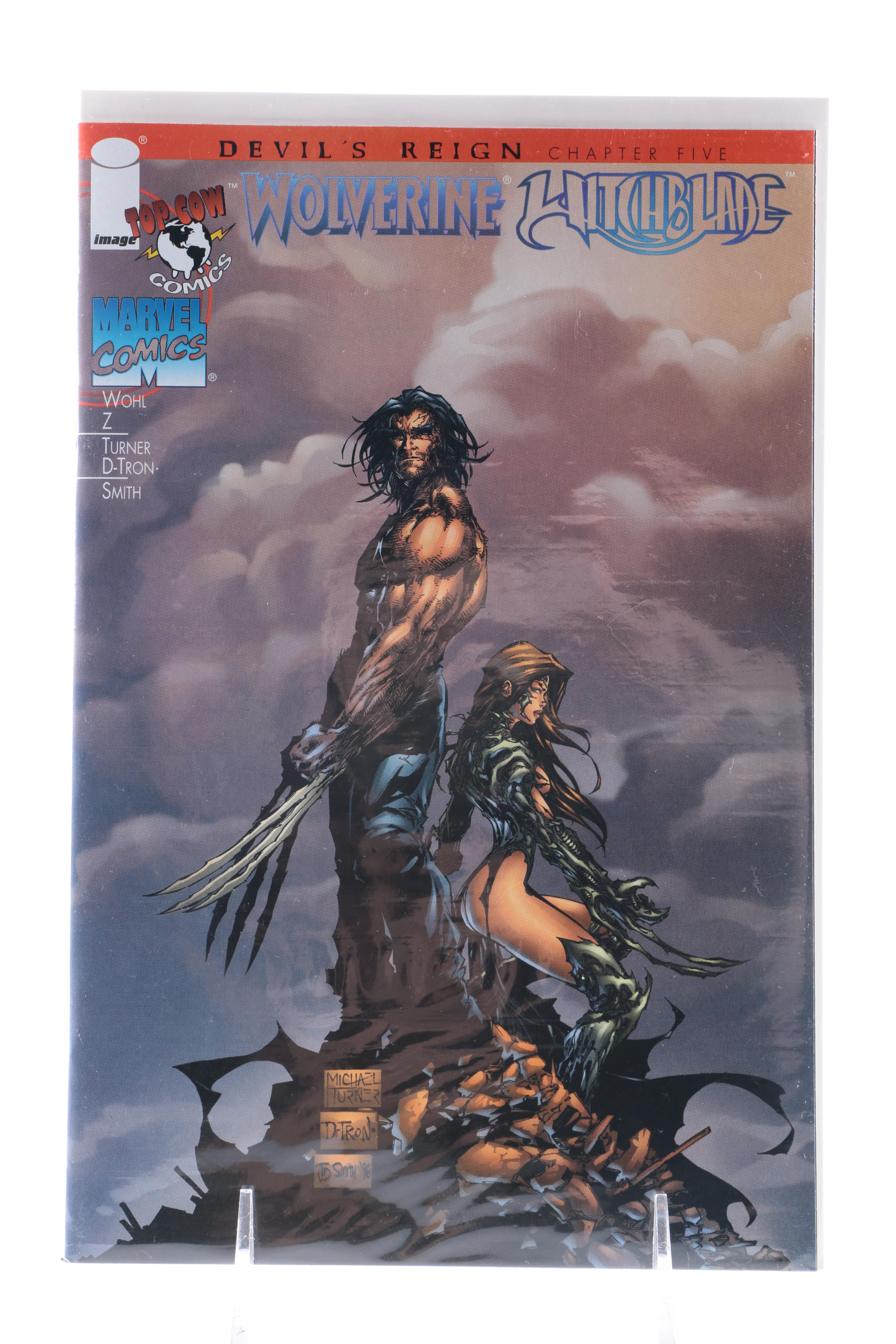 Collection of "Witchblade" Comic Books ft. Wolverine and Elektra