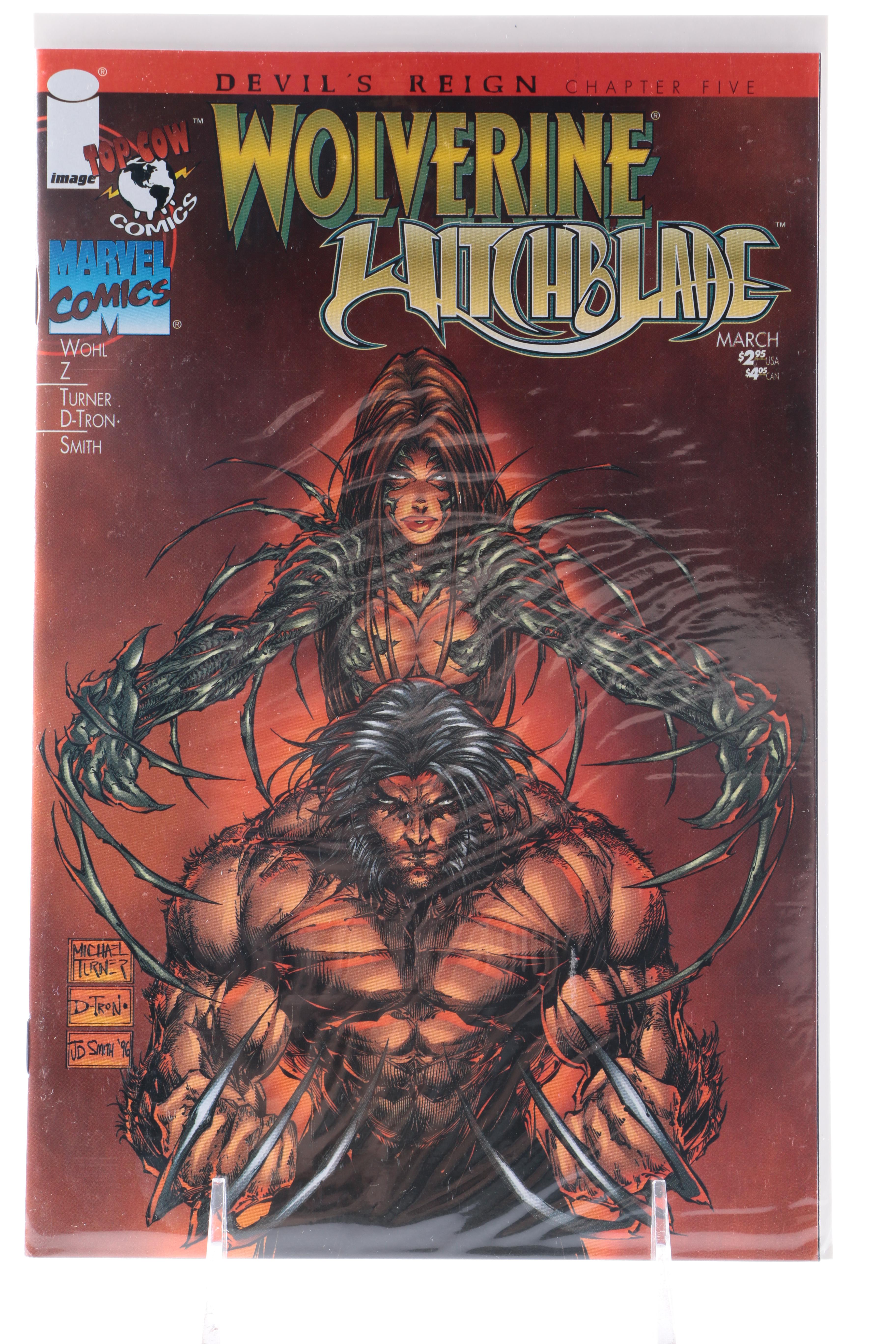 Collection of "Witchblade" Comic Books ft. Wolverine and Elektra