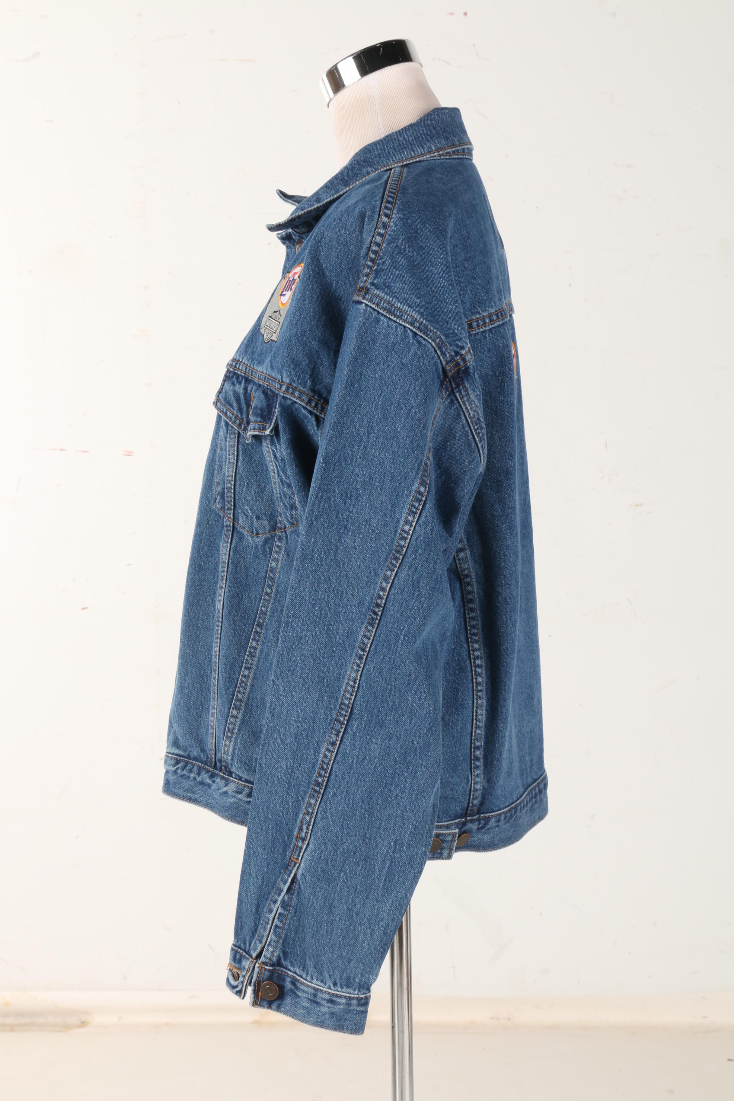 Denim Miller Lite Harley-Davidson Jacket by ID Wear