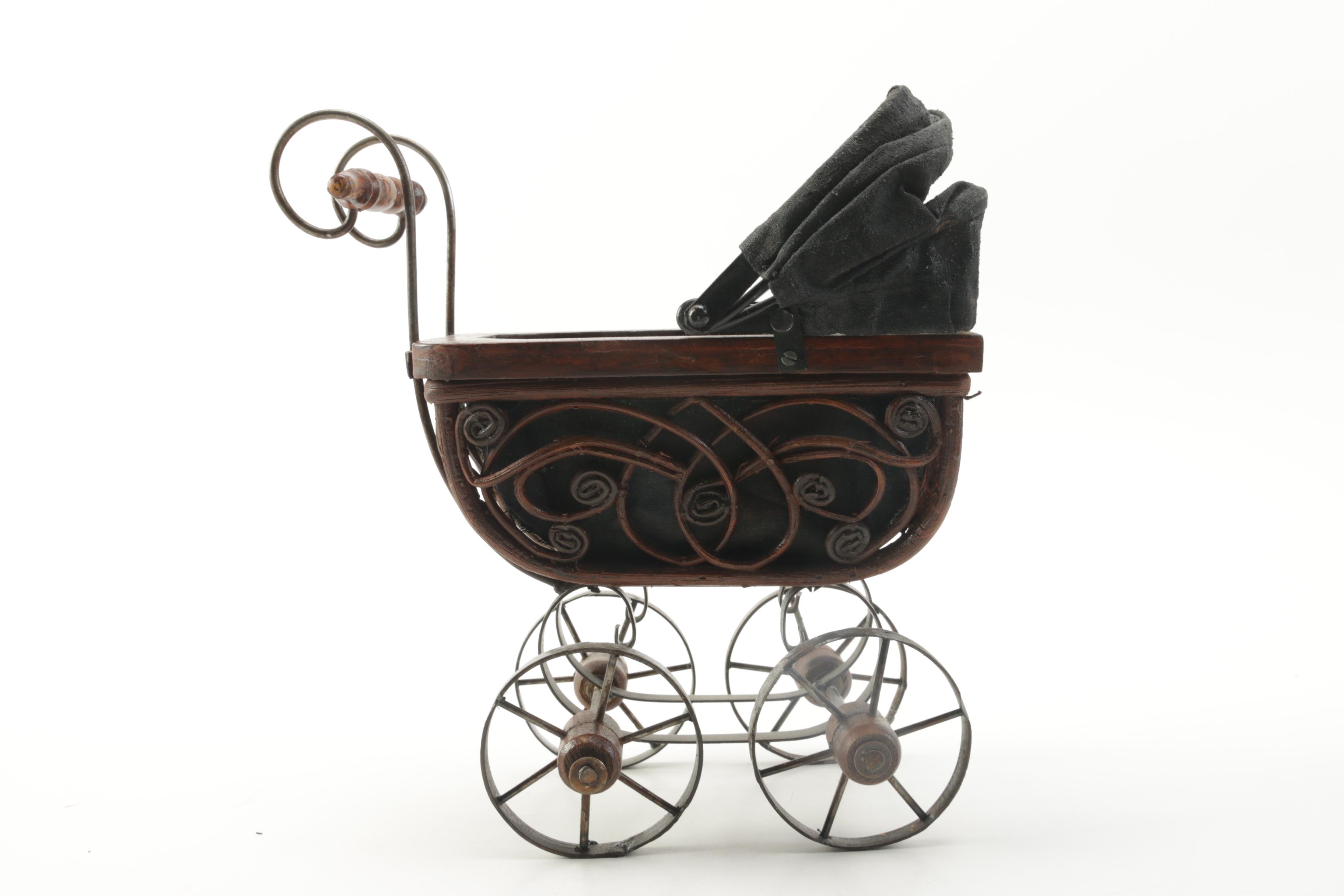 Porcelain Victorian-Style Mother and Baby Dolls