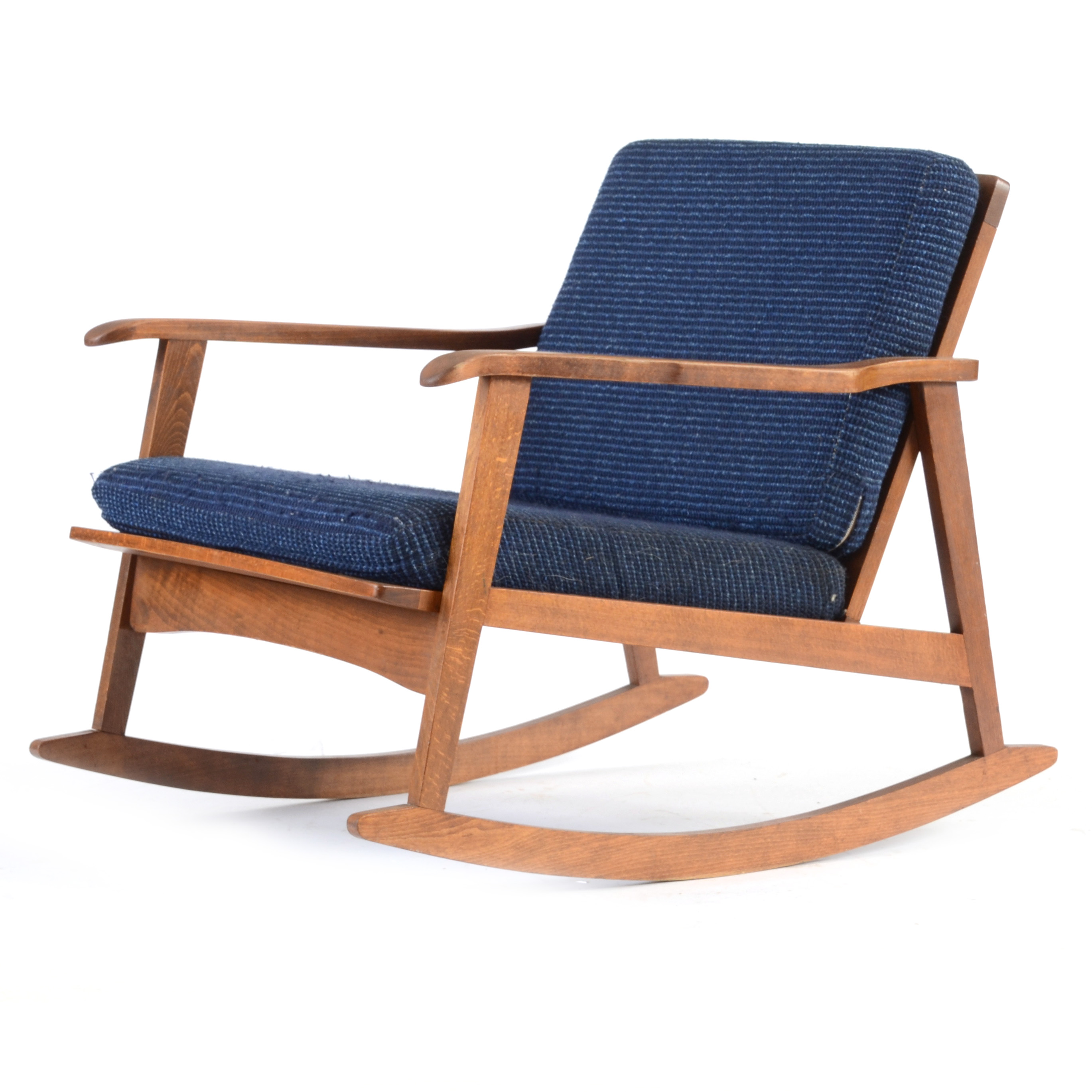 Danish Modern Birch Rocking Chair