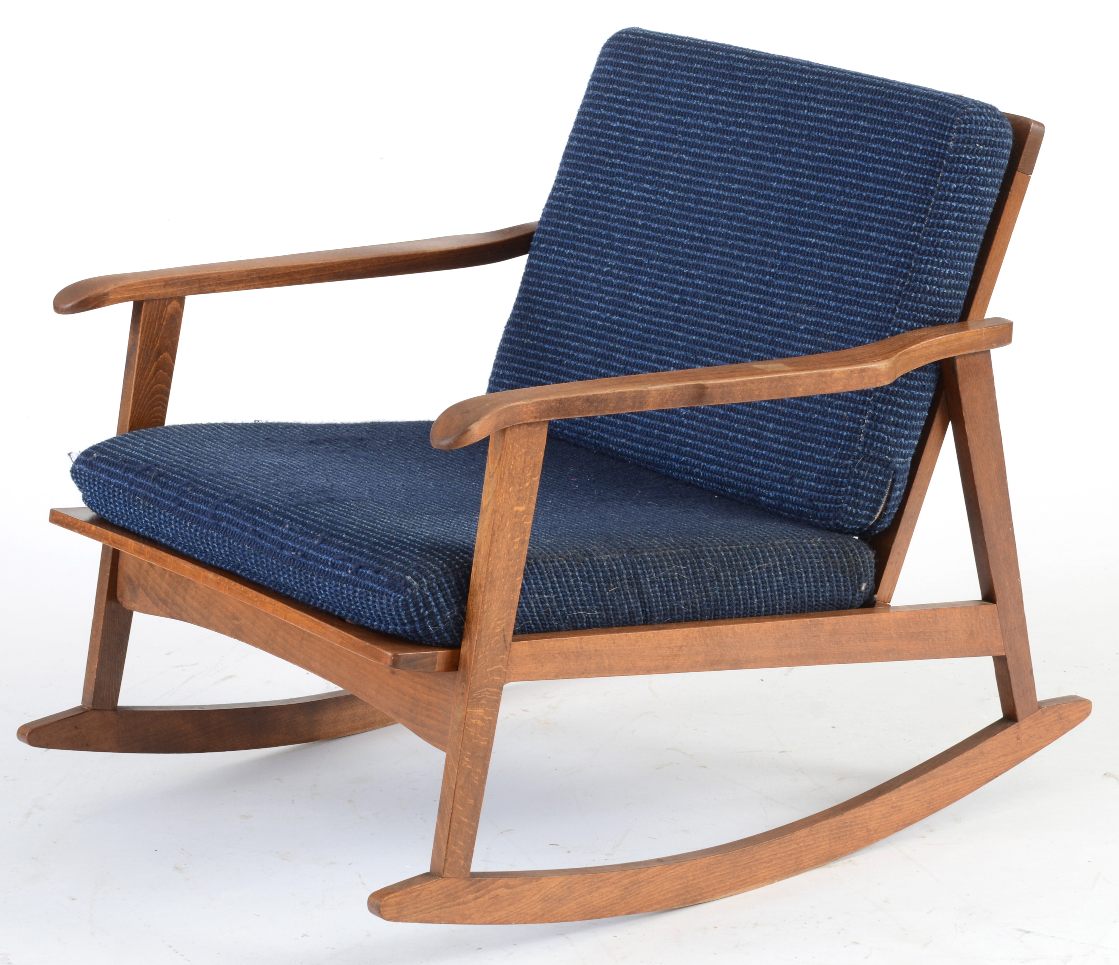 Danish Modern Birch Rocking Chair