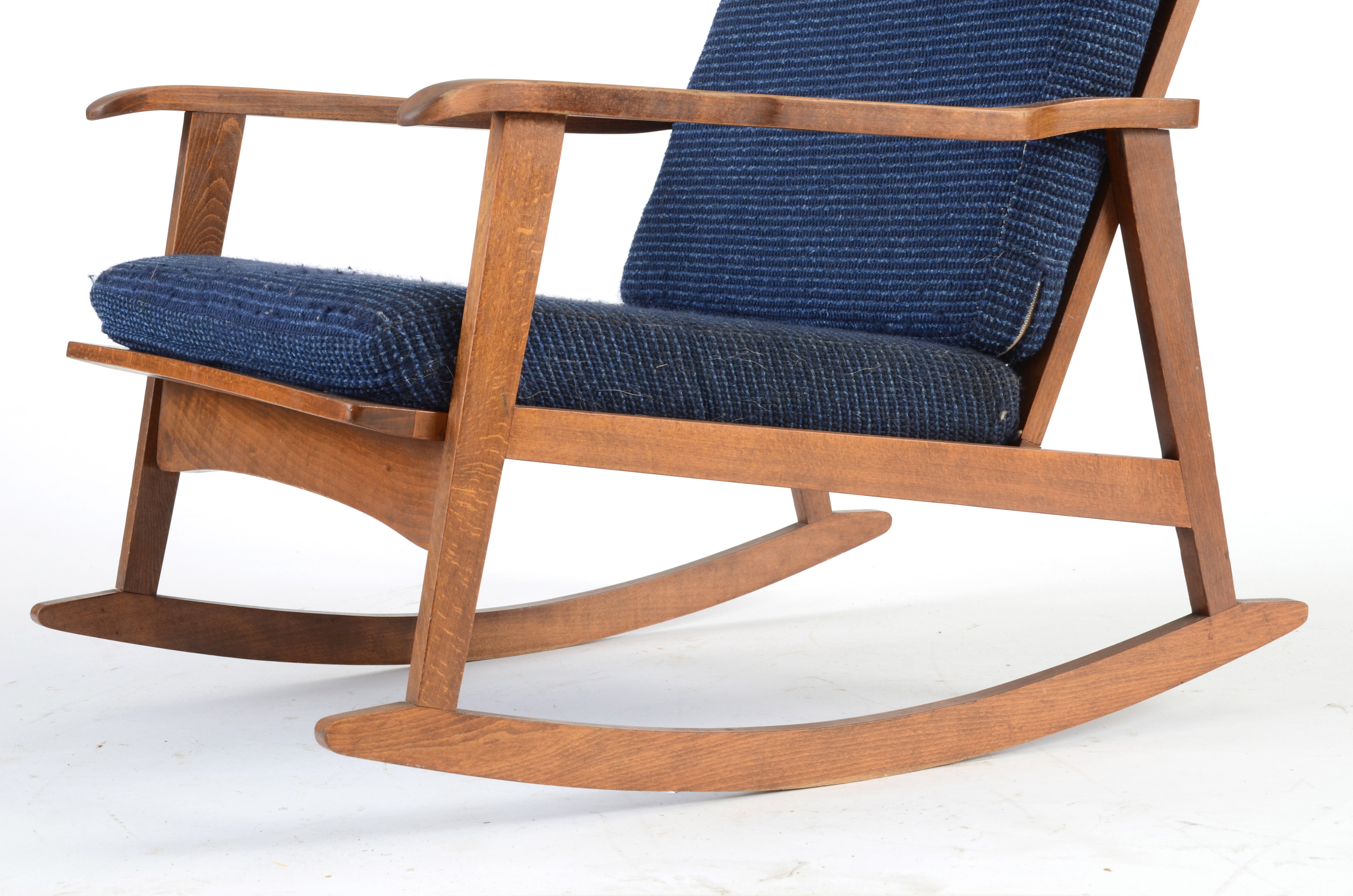 Danish Modern Birch Rocking Chair