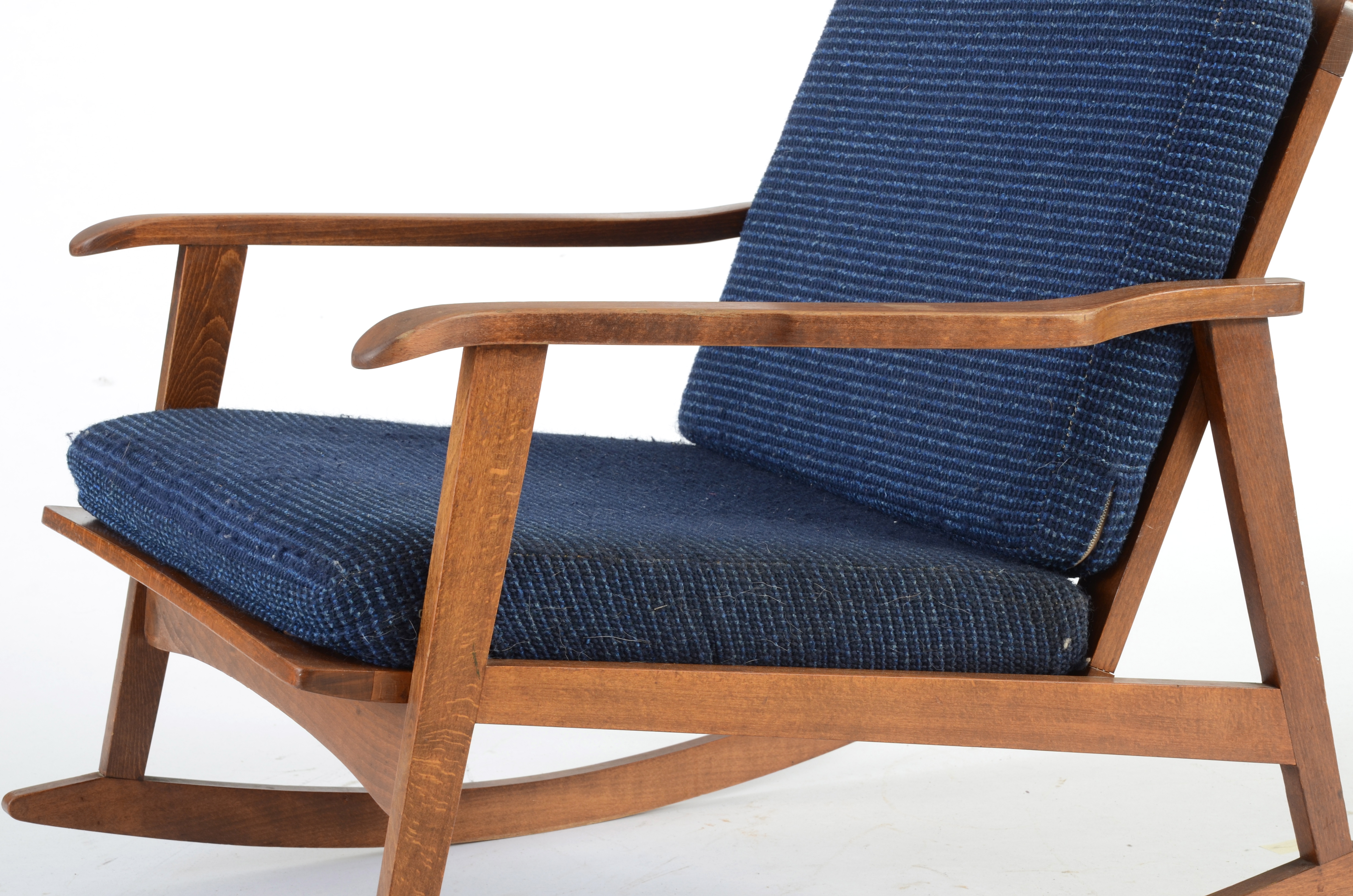 Danish Modern Birch Rocking Chair