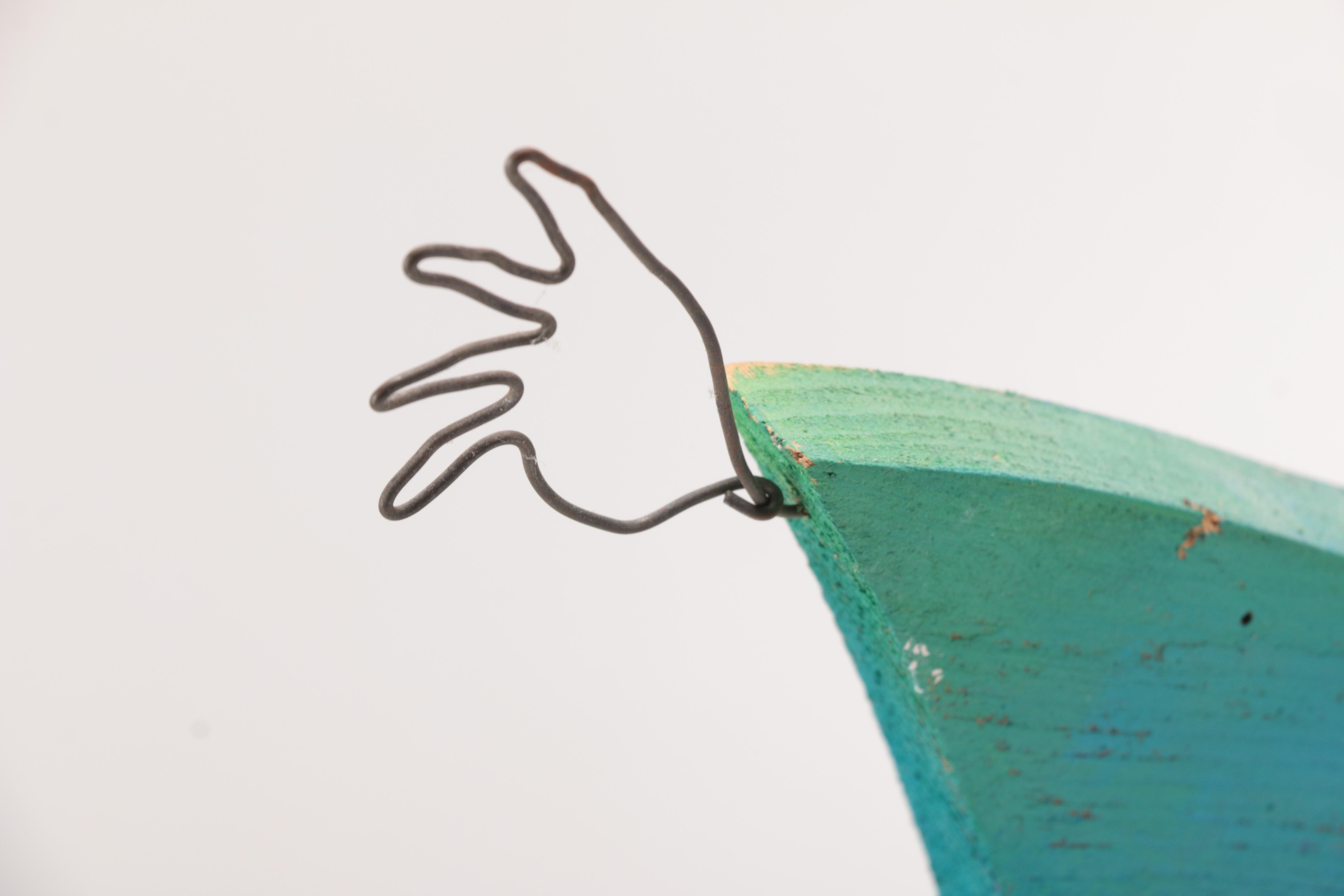 Brian Andreas Limited Edition "No Words" Wooden Sculpture