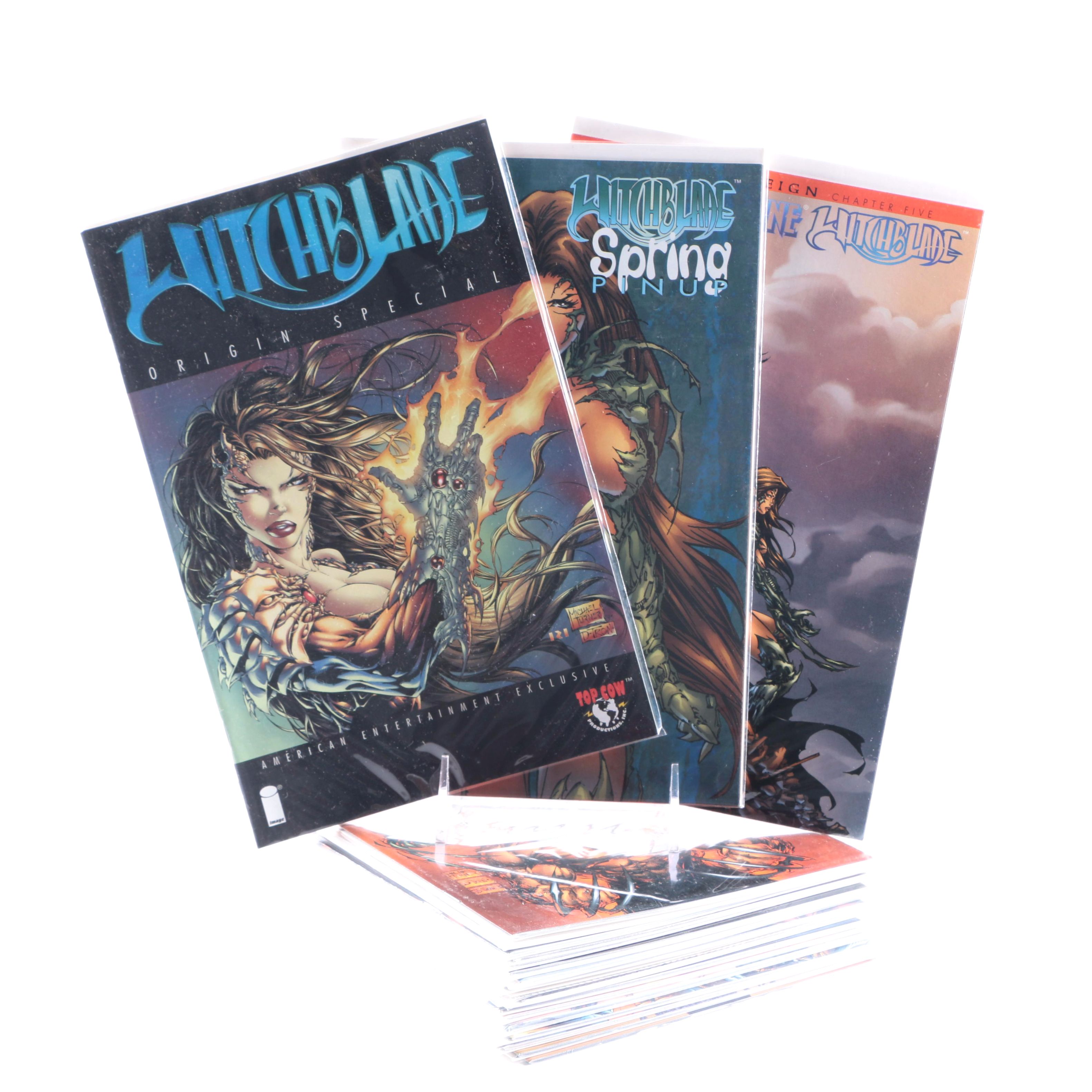 Collection of "Witchblade" Comic Books ft. Wolverine and Elektra