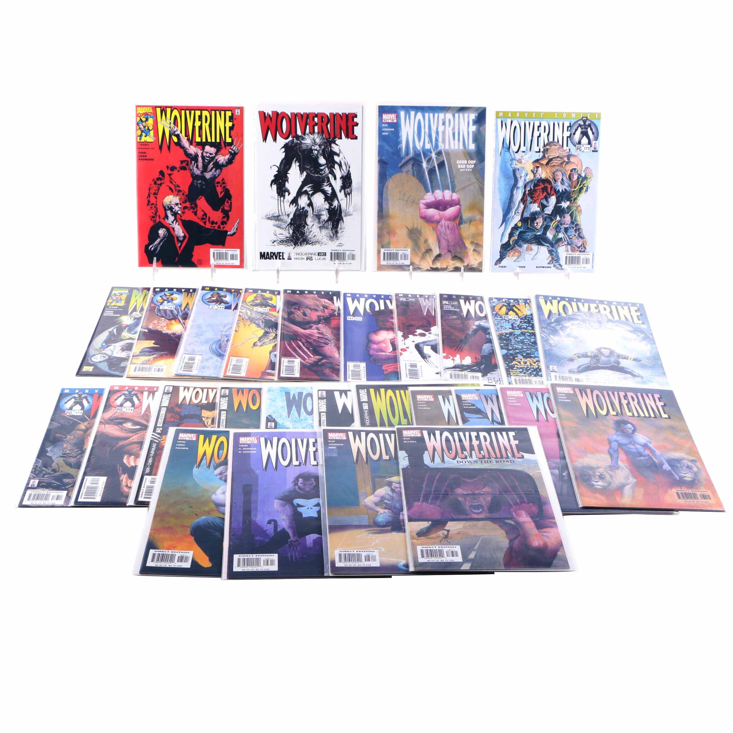 "Wolverine" Series 1 Issues 161-189