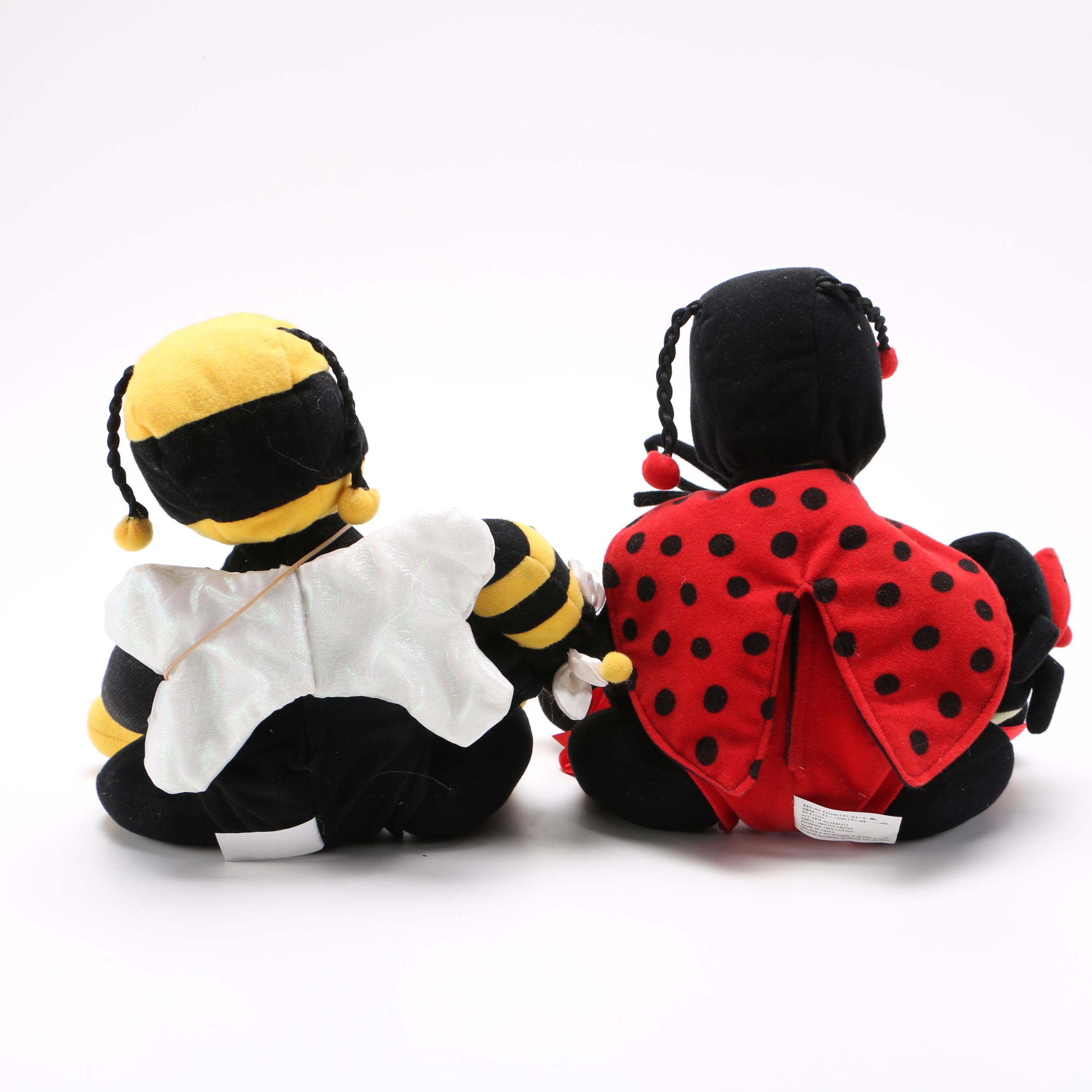 Collectible Dolls in Ladybug and Bumble Bee Costumes