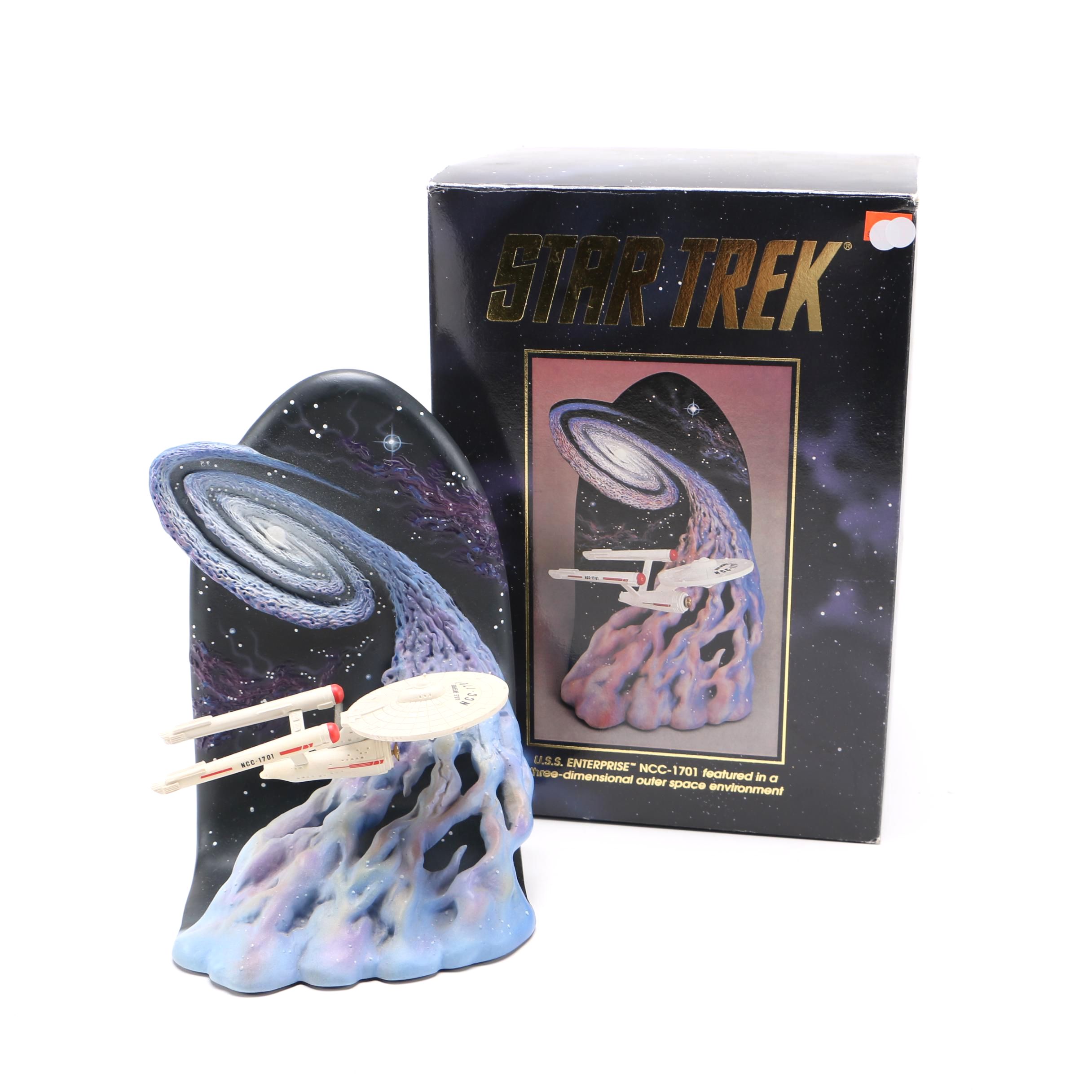 Willitts Designs "Star Trek" U.S.S. Enterprise NCC-1701 Bookend