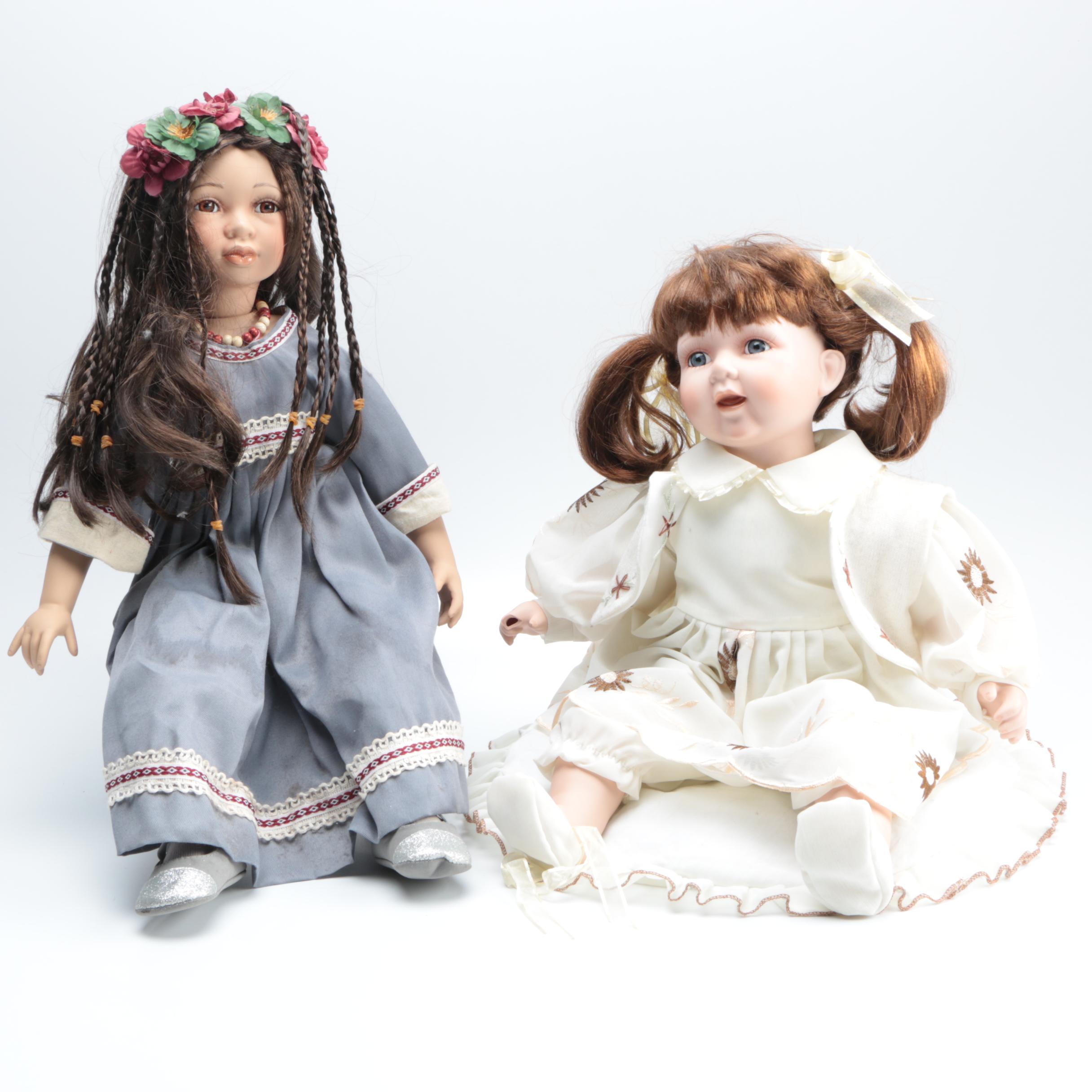 Pair of Vintage Dolls