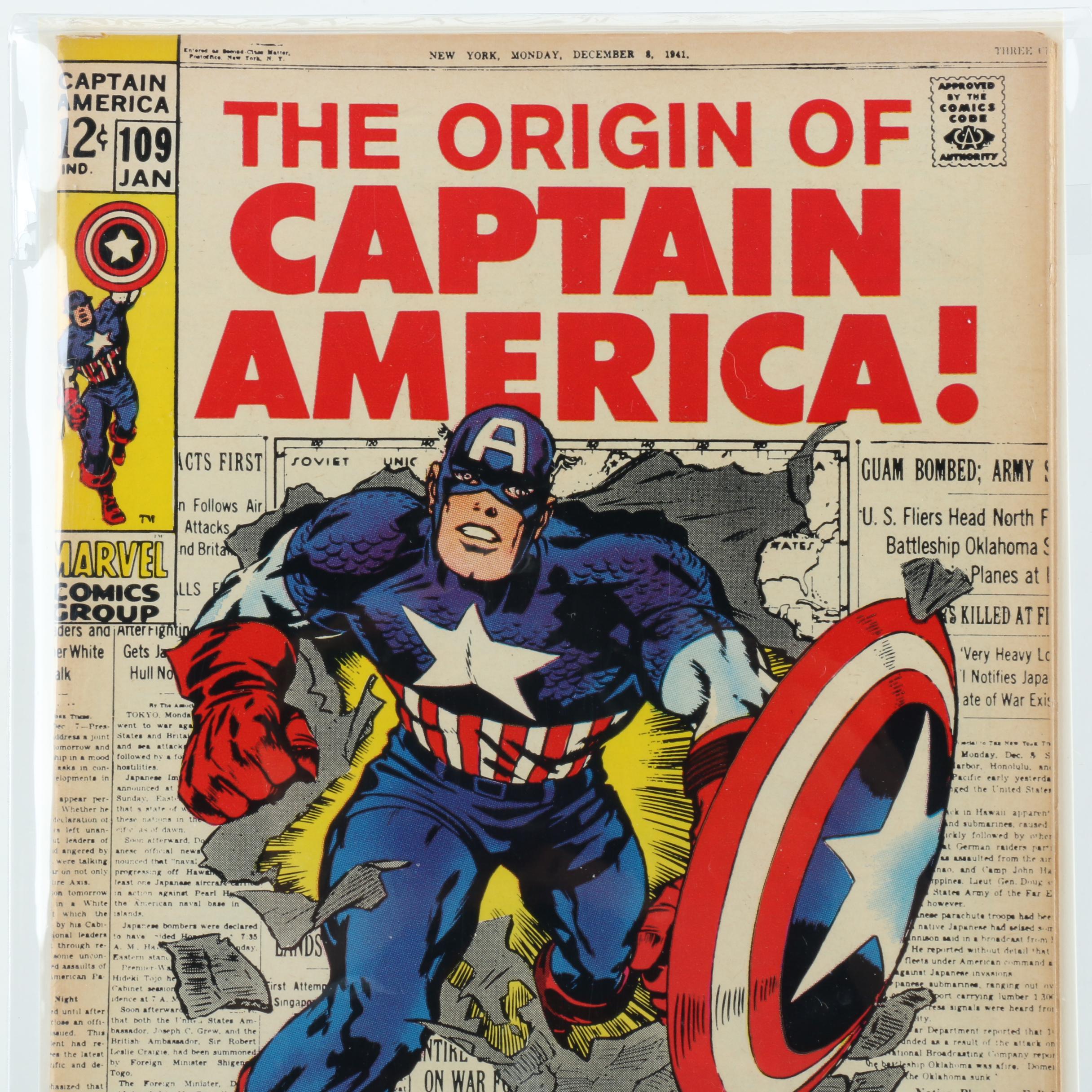 Marvel Silver Age Comic Books Including Early "Fantastic Four"